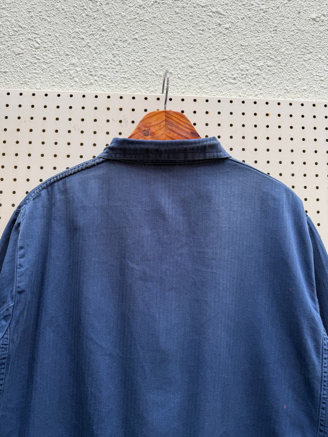 OLD VINTAGE FADED HBT FRENCH 헤링본프렌치워크자켓 상품이미지7