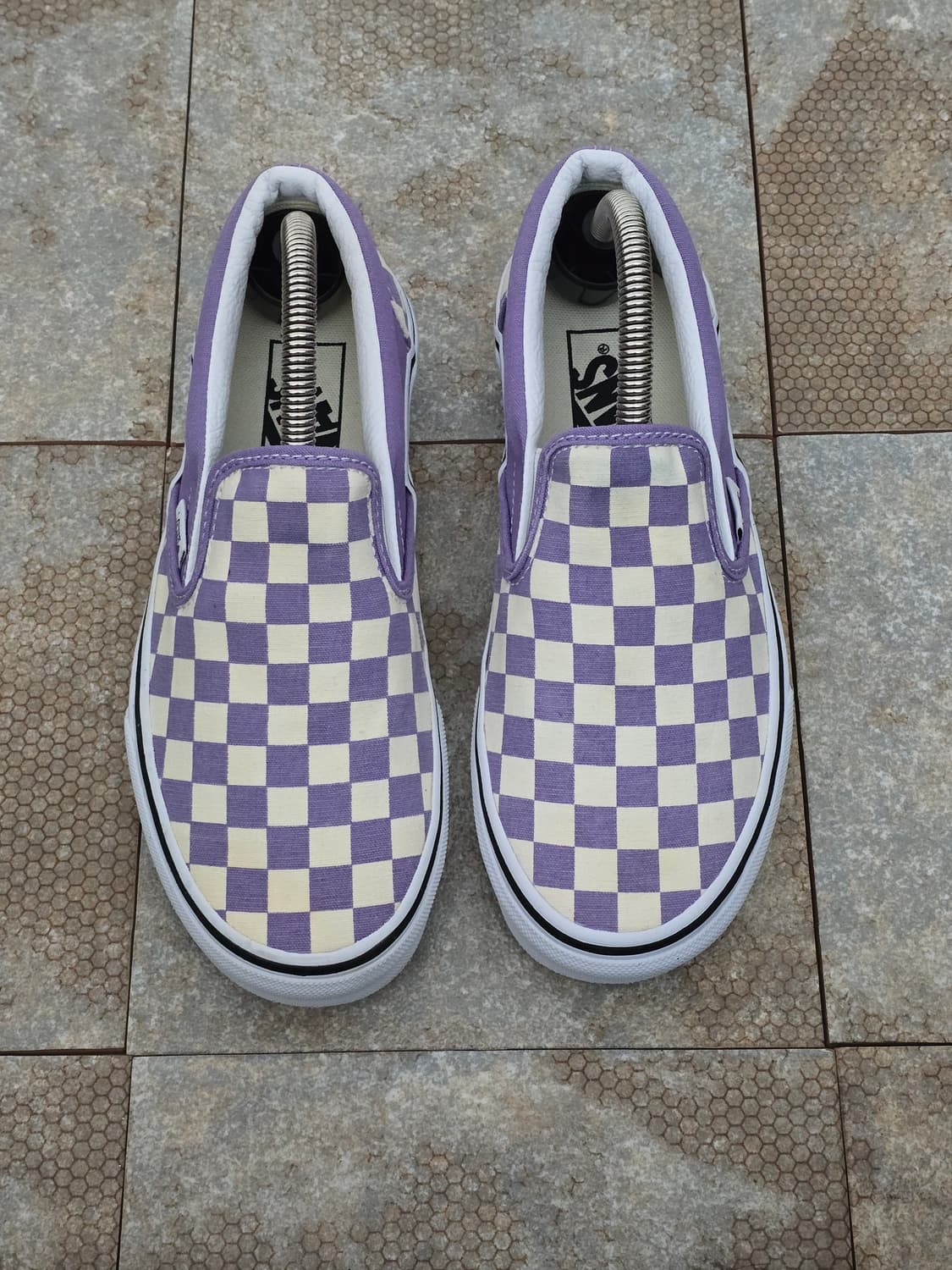 (235)반스 체커보드 슬립온 바이올렛 상품이미지2