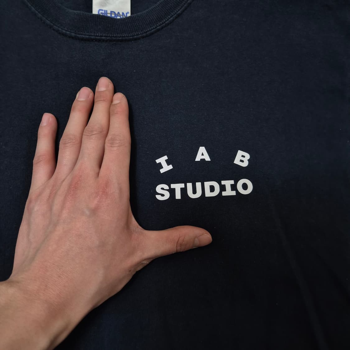 아이앱스튜디오 길단 울트라 코튼 빅로고 반팔티셔츠 M(95) 상품이미지4