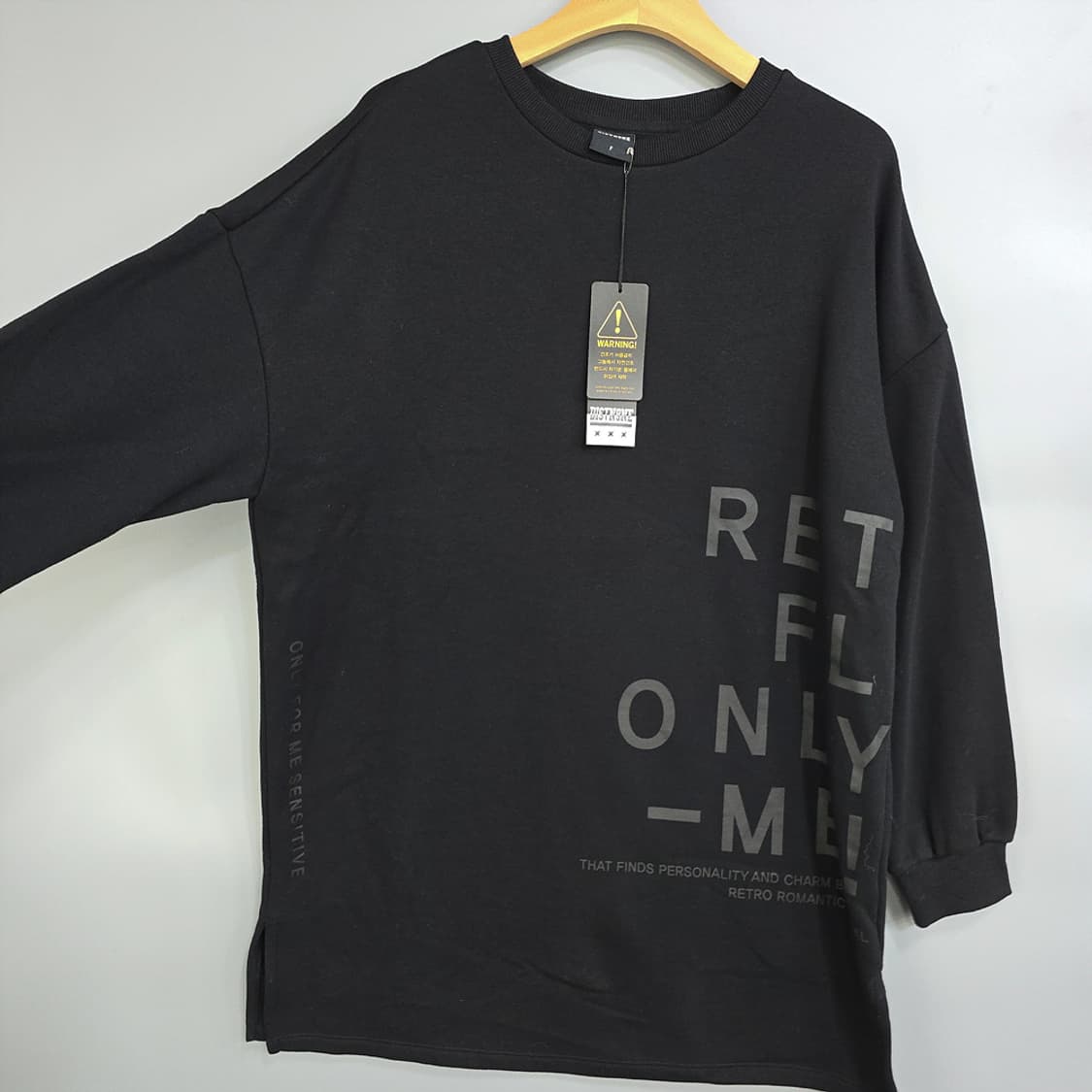 새제품)디스트나인(DISTN9NE) 롱 티셔츠 FREE 상품이미지2