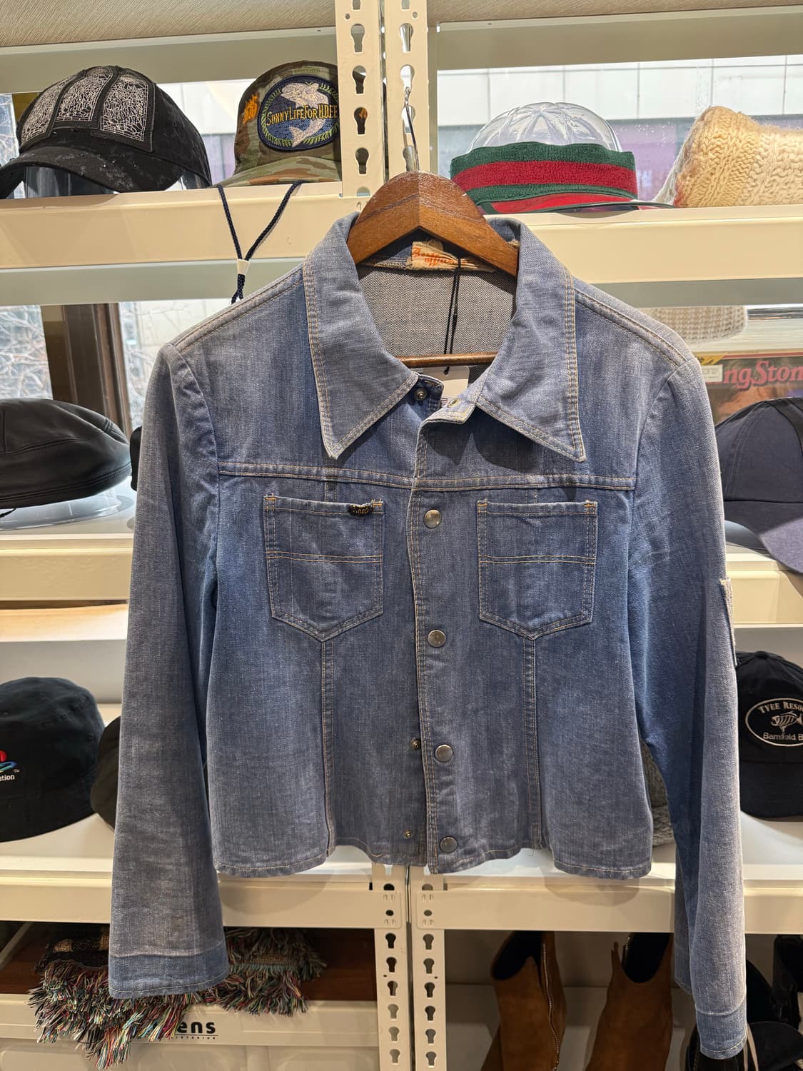 70s 빈티지 프랑스 데님 자켓  상품이미지2