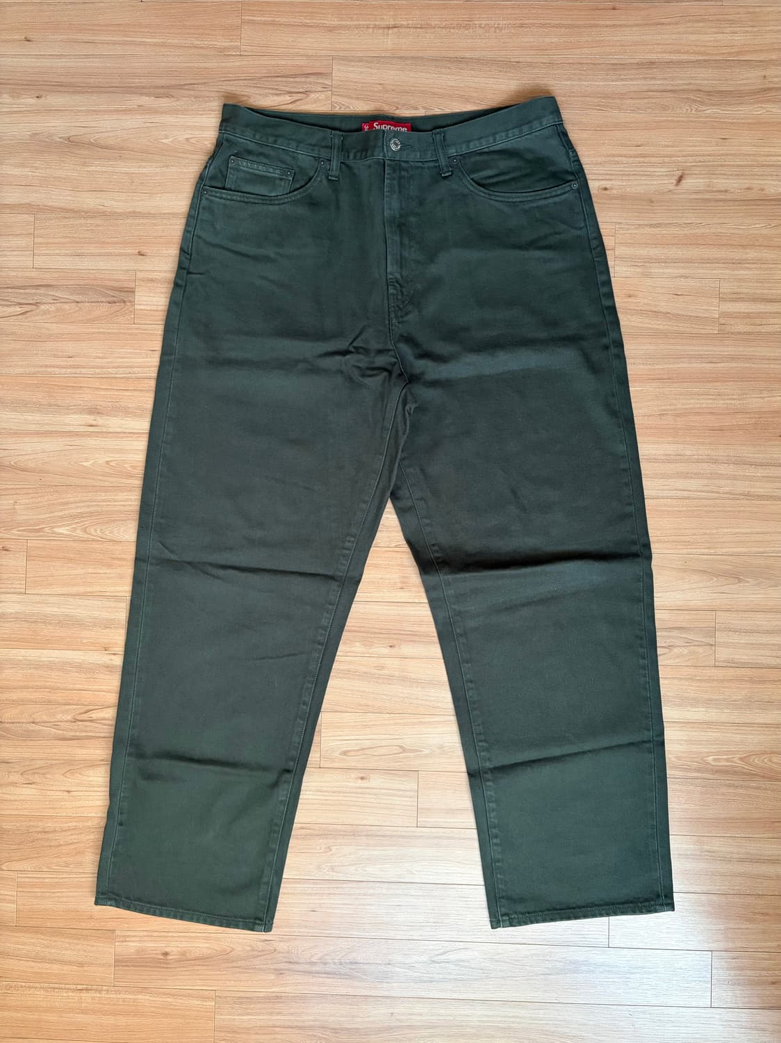 [34] 슈프림 배기 진 올리브 - 24FW 상품이미지2