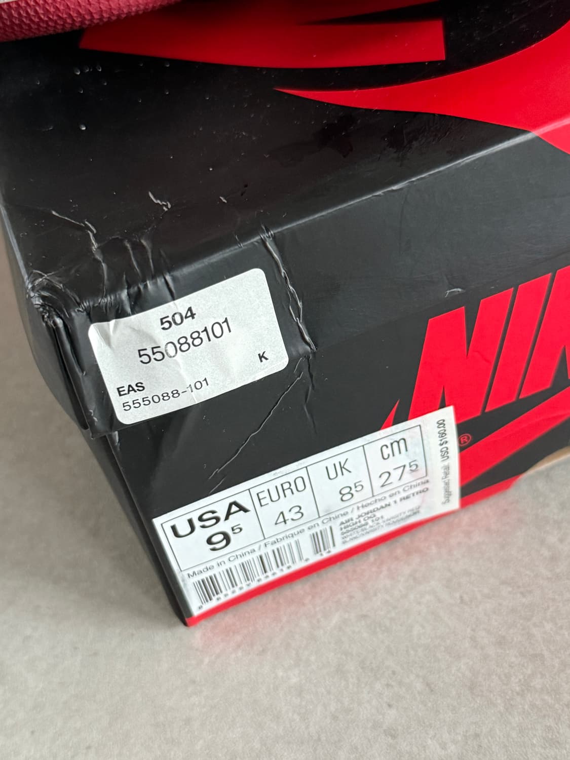 조던1 시카고 2015 275 상품이미지8