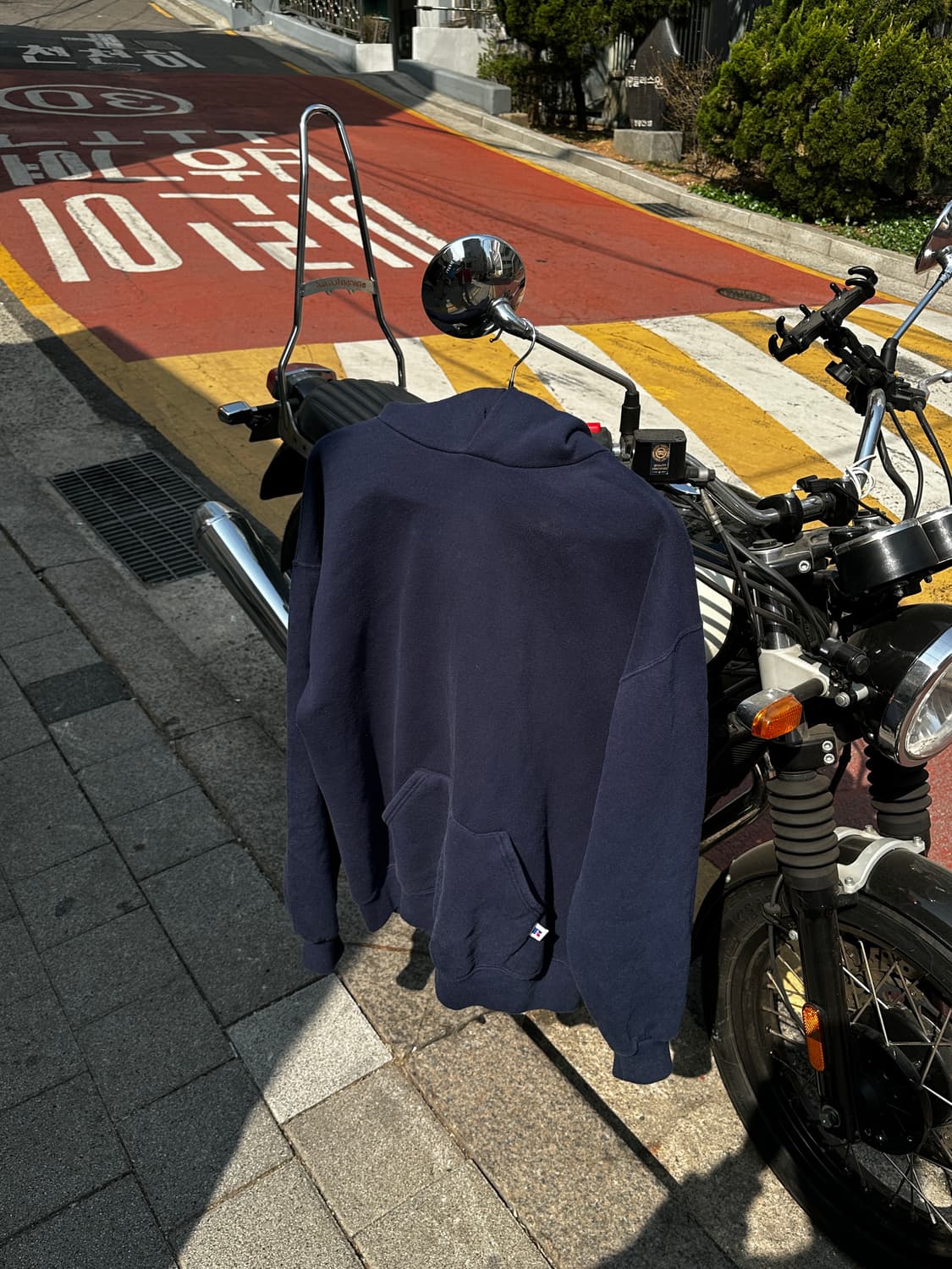 90’s russell blank hoodie  상품이미지6