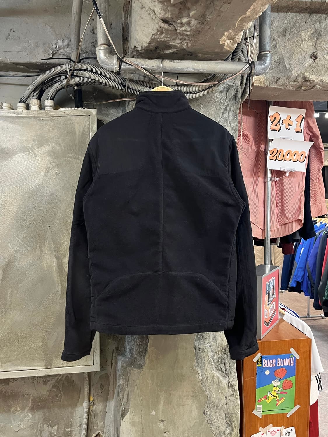 아르마니 플리스 자켓 블랙 S #csz2979 상품이미지2