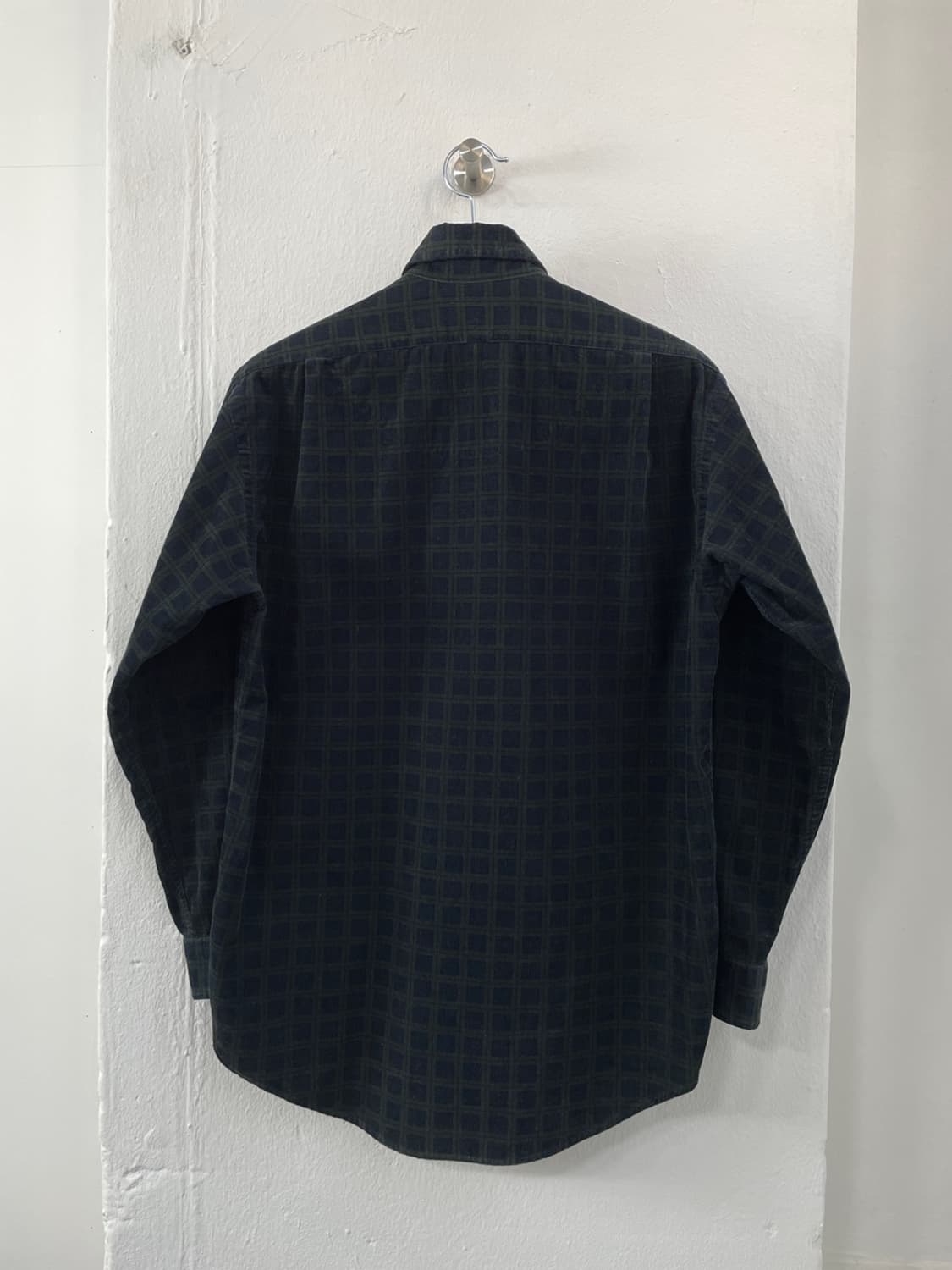 90s 폴로 랄프로렌 블레이어핏 체크 코듀로이 셔츠  상품이미지4