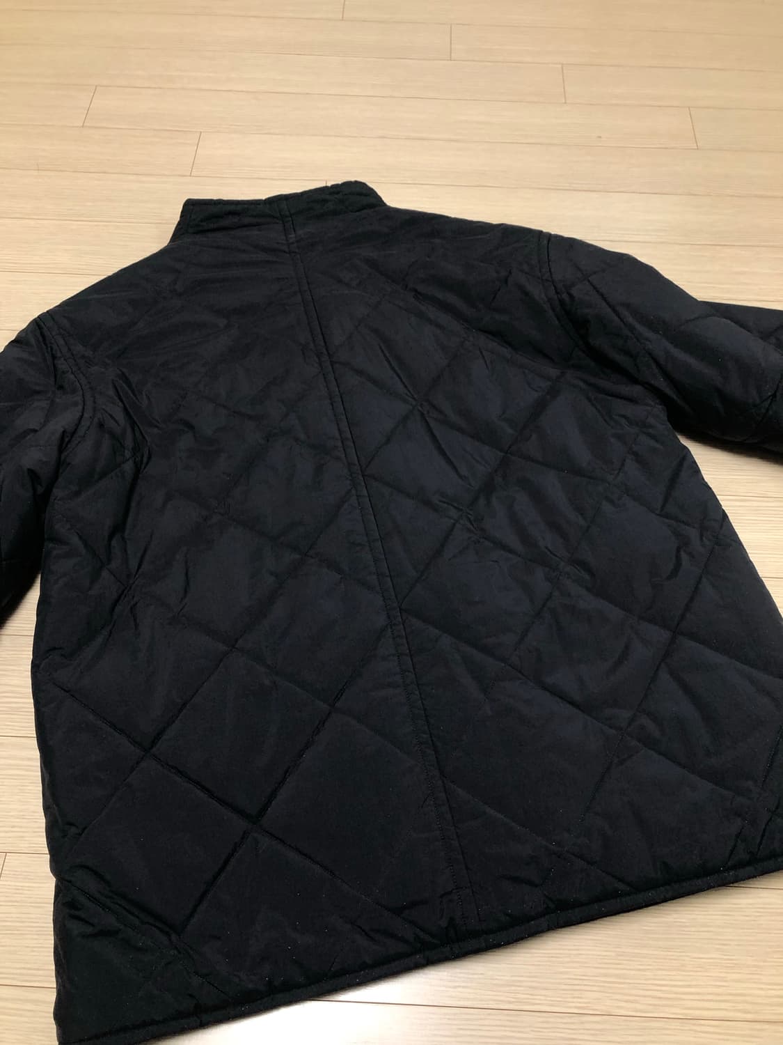 L 아르켓 퀼팅 버튼 패딩 자켓 블랙 상품이미지9