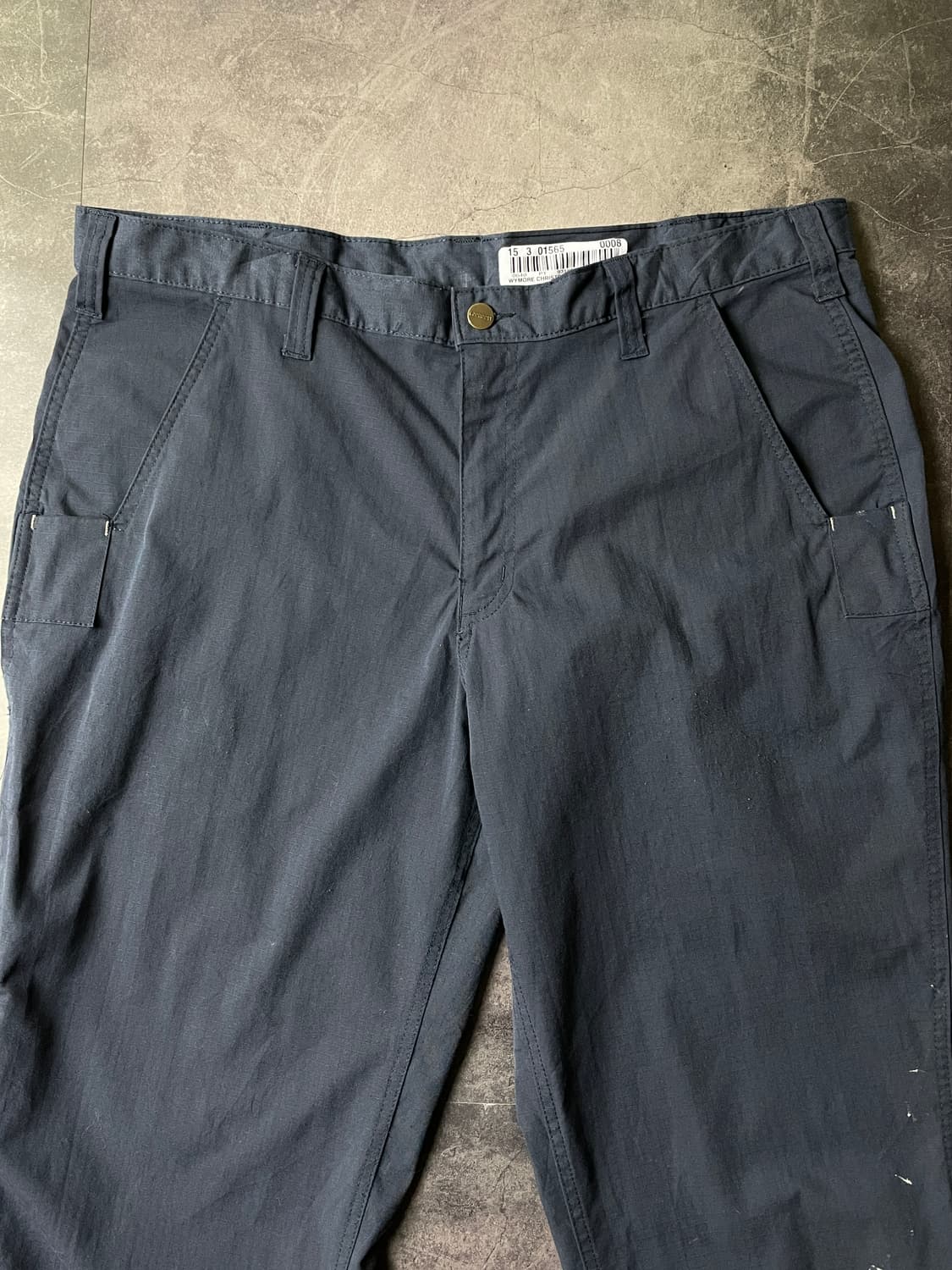 CARHARTT 칼하트 빈티지 네이비 리프스탑 워크팬츠 상품이미지2