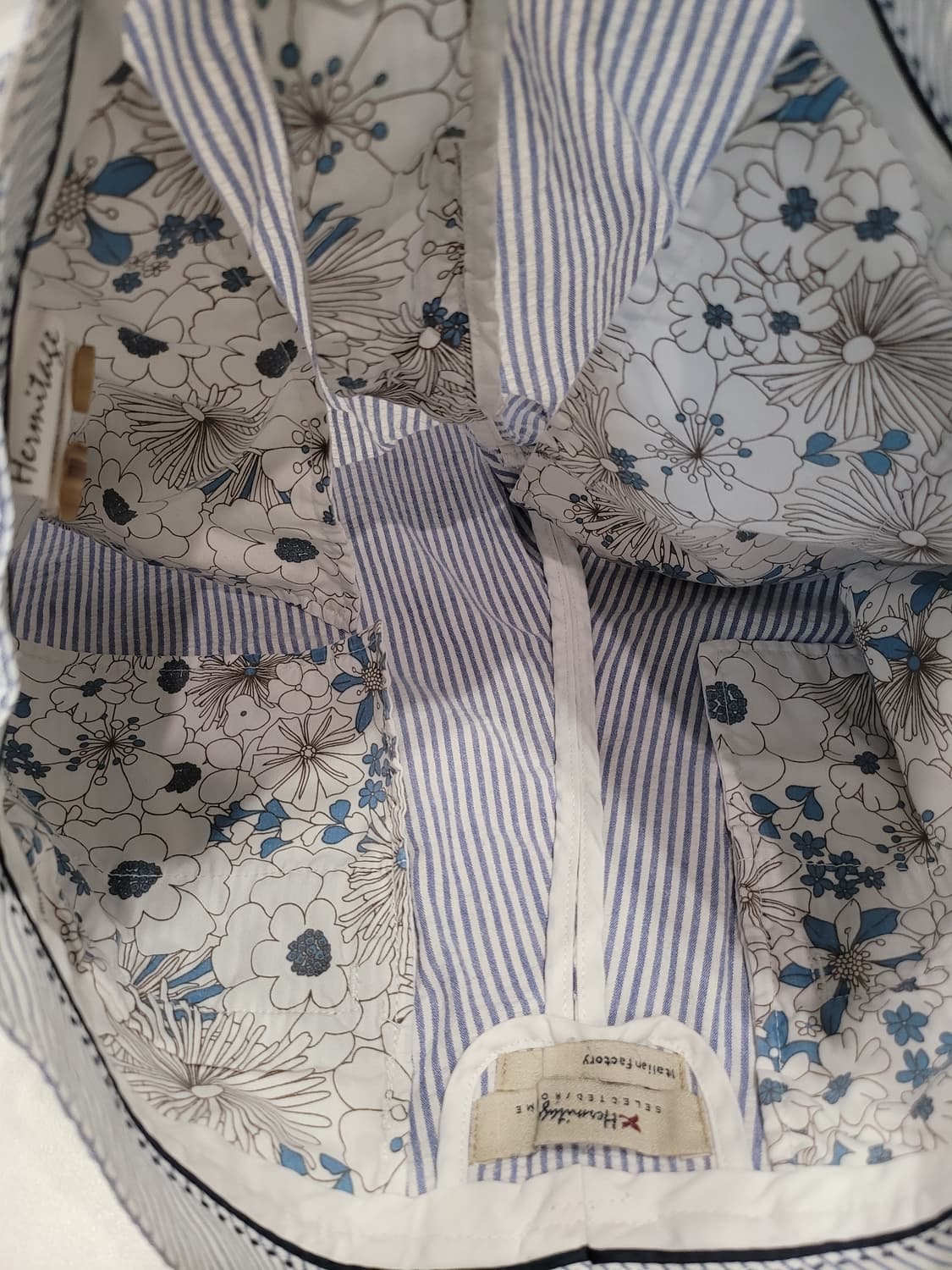 이태리 감성 🇮🇹 Hermitage x Selected 시어서커반바지 상품이미지4