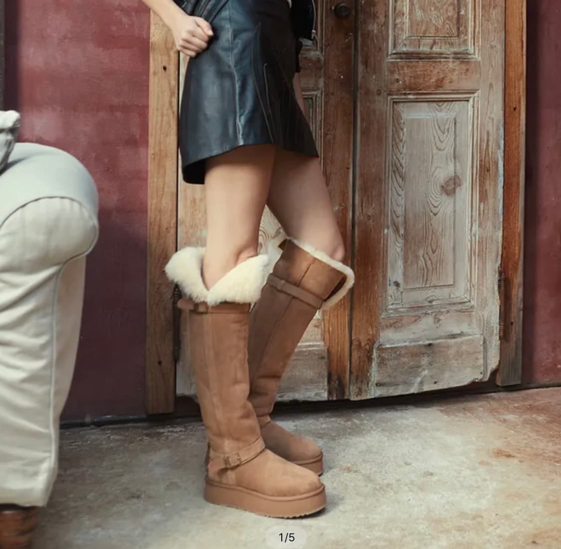 어그 호주 오즈웨어 클래식 플랫폼 버클 톨 부츠  상품이미지2