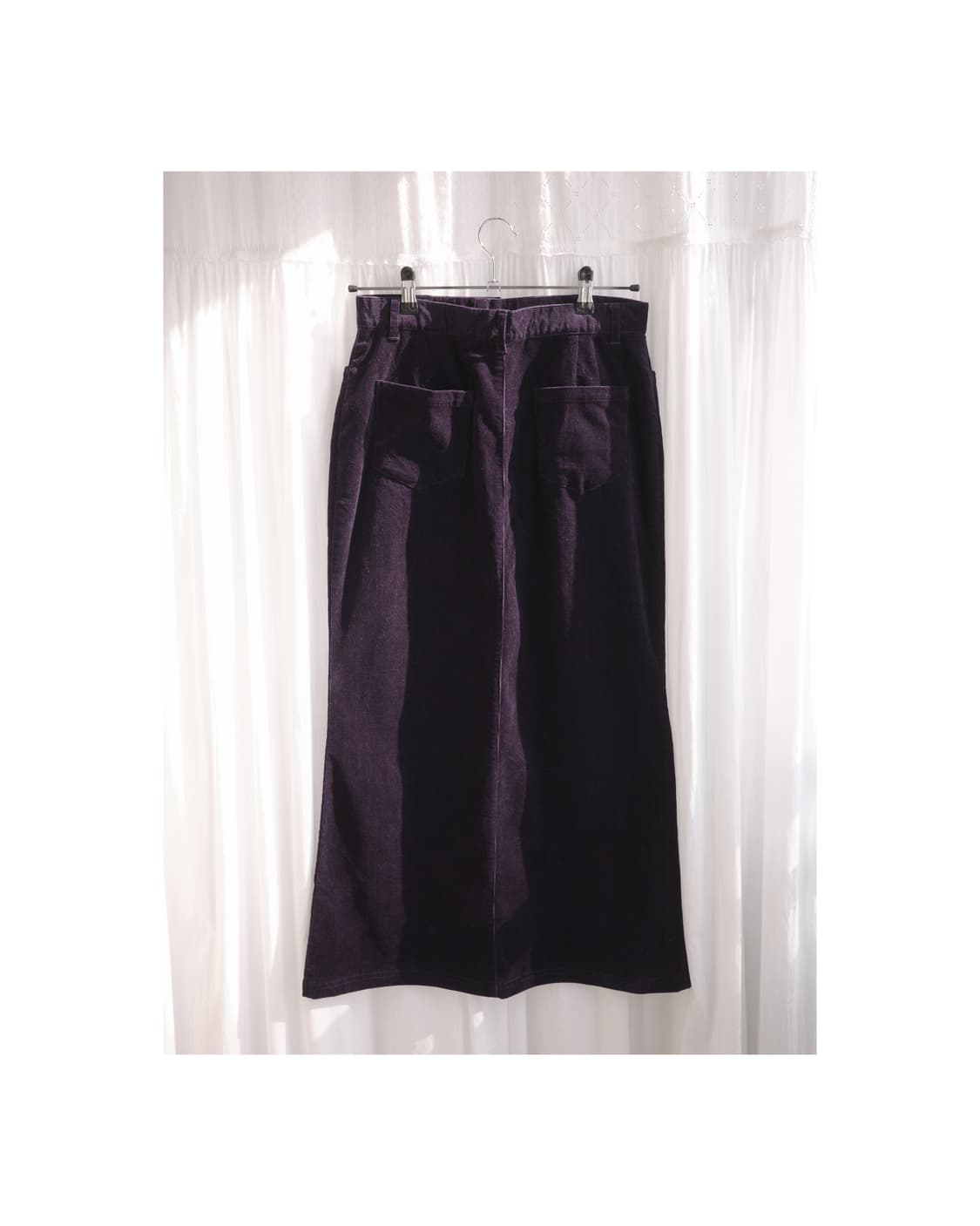 Deep purple skirt 상품이미지3