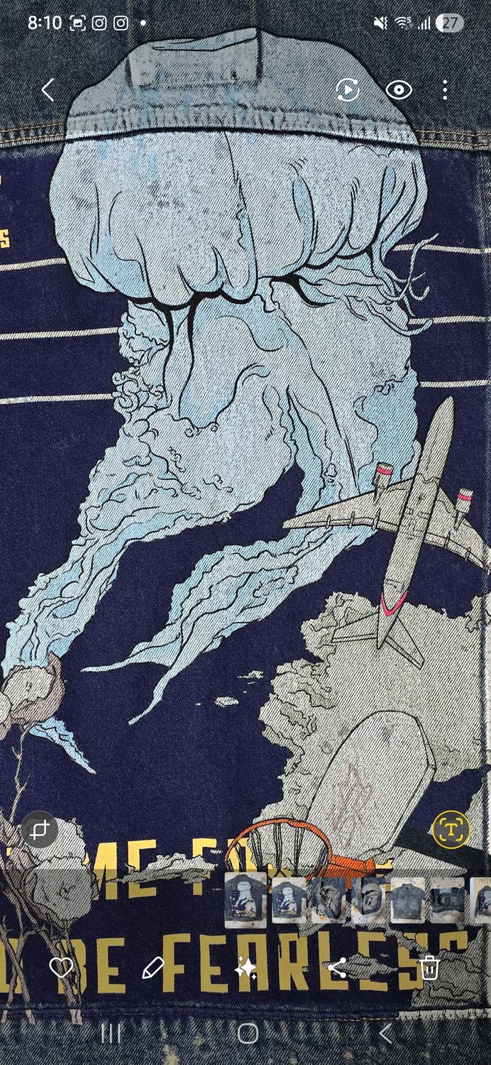 자라 데님 자켓 L 디스트로이드 상품이미지6