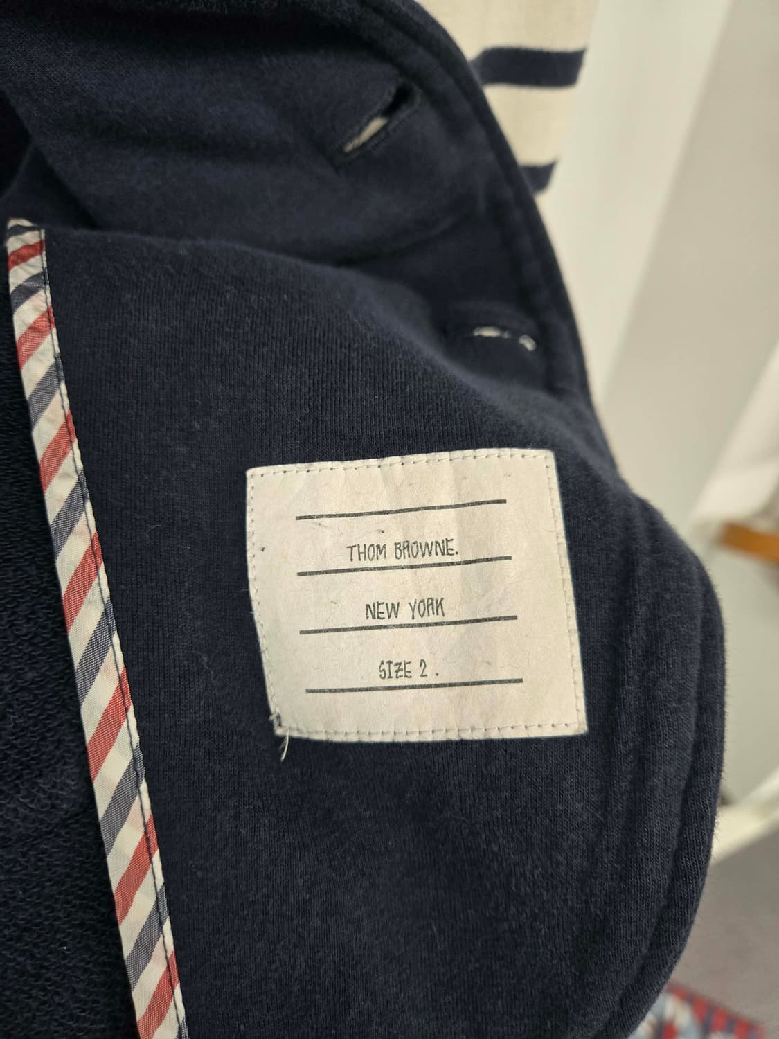 [보증서 정품] 톰브라운 사선완장 자켓 상품이미지3