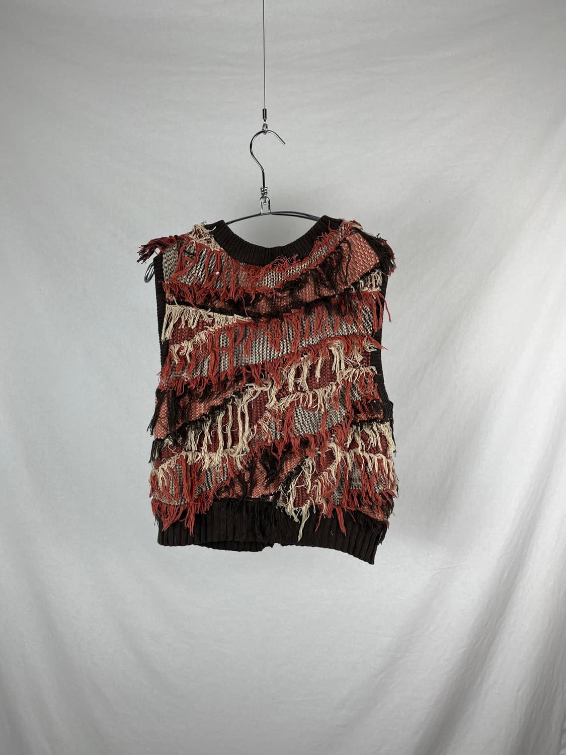 Vintage 그런지 니트 베스트 상품이미지4