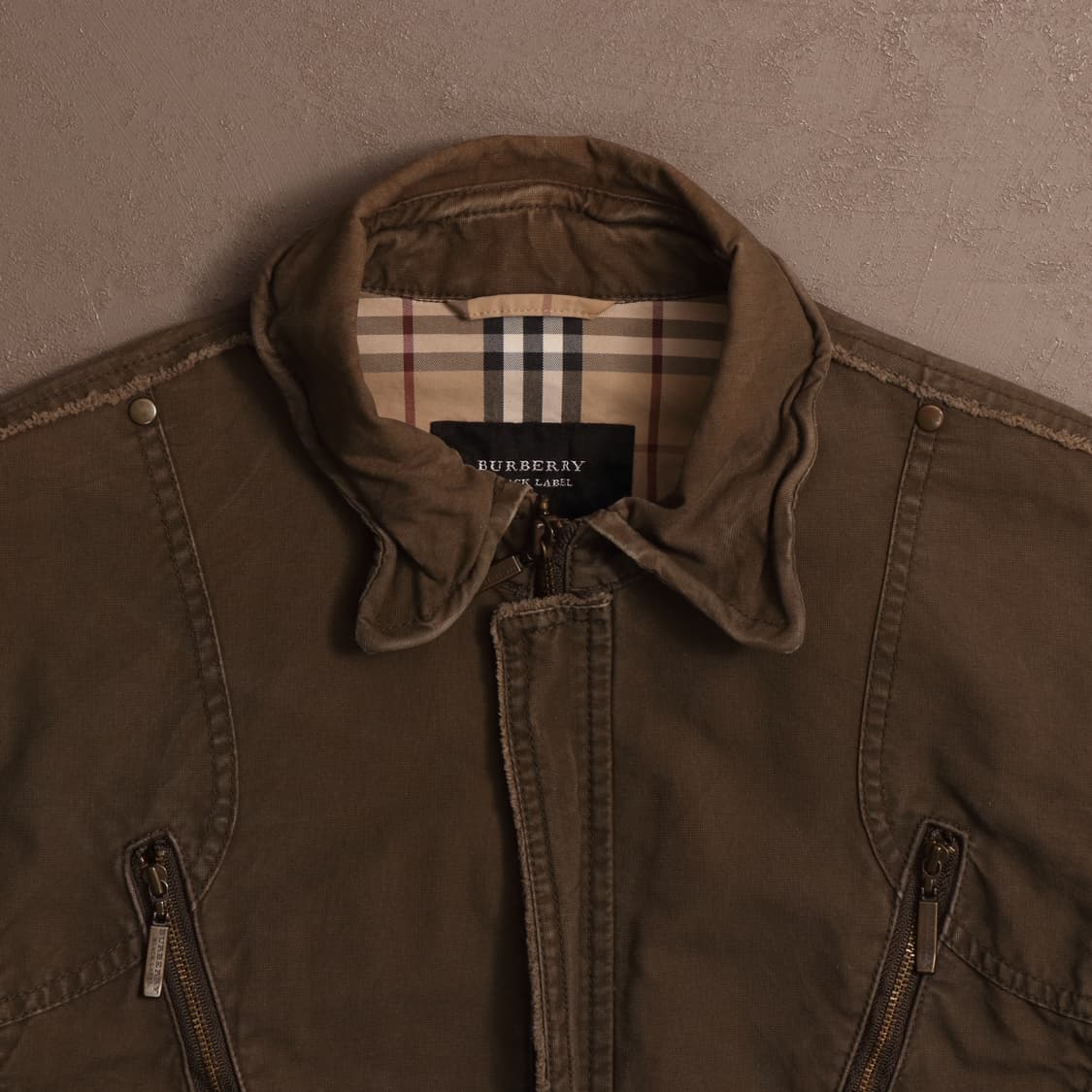 버버리 블랙라벨 카키 라이더 셔츠 A1465 상품이미지2