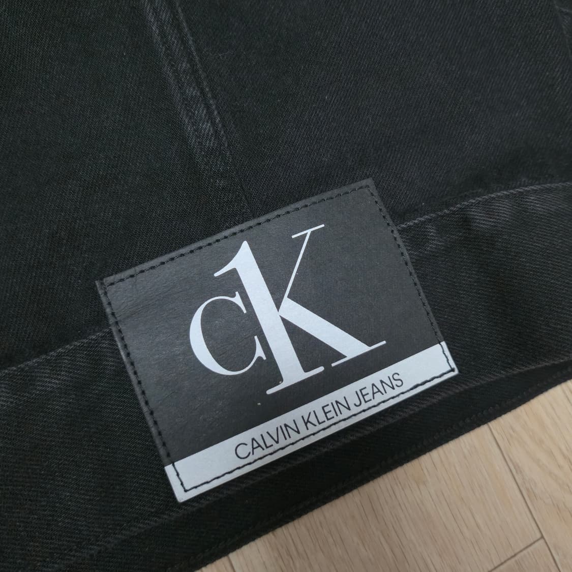 캘빈클라인 블랙 흑청 트러커 데님 자켓 상품이미지7