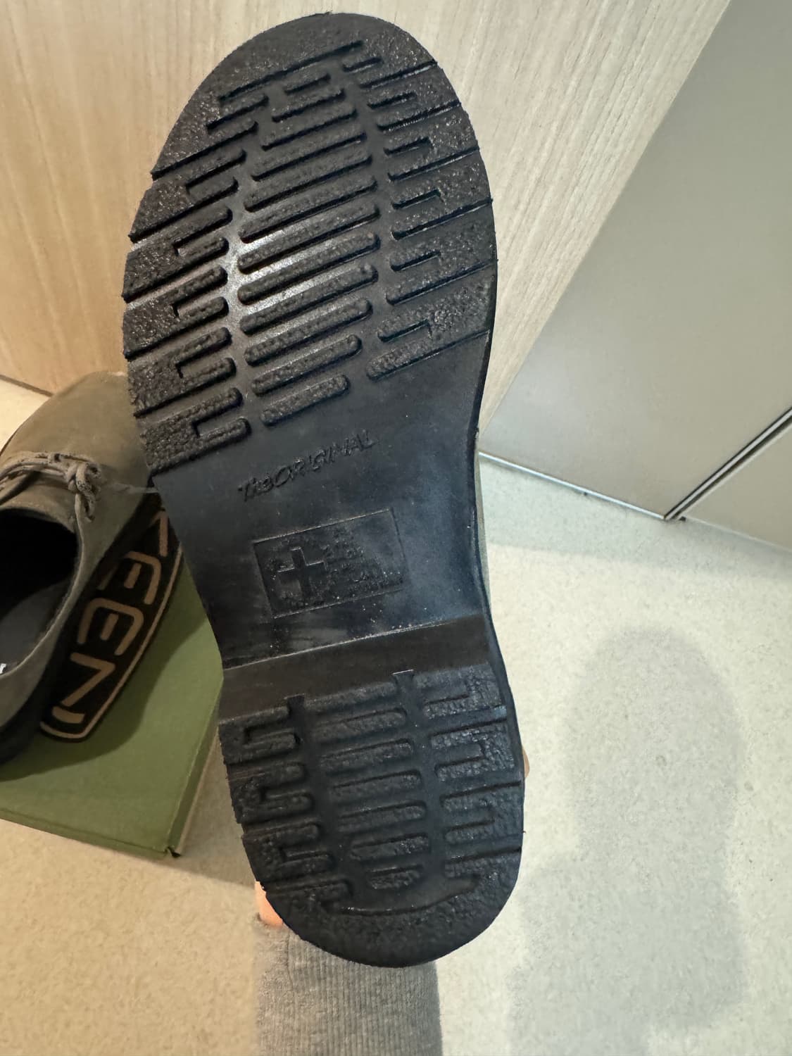 1461 3홀 니켈 마일드 누벅 WP 그레이 상품이미지5