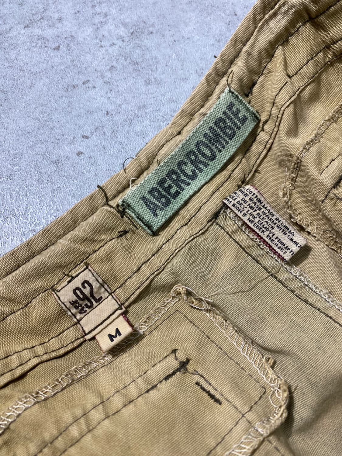 [M] Abercrombie 아베크롬비 카모플라쥬 카고 와이드 팬츠 상품이미지8
