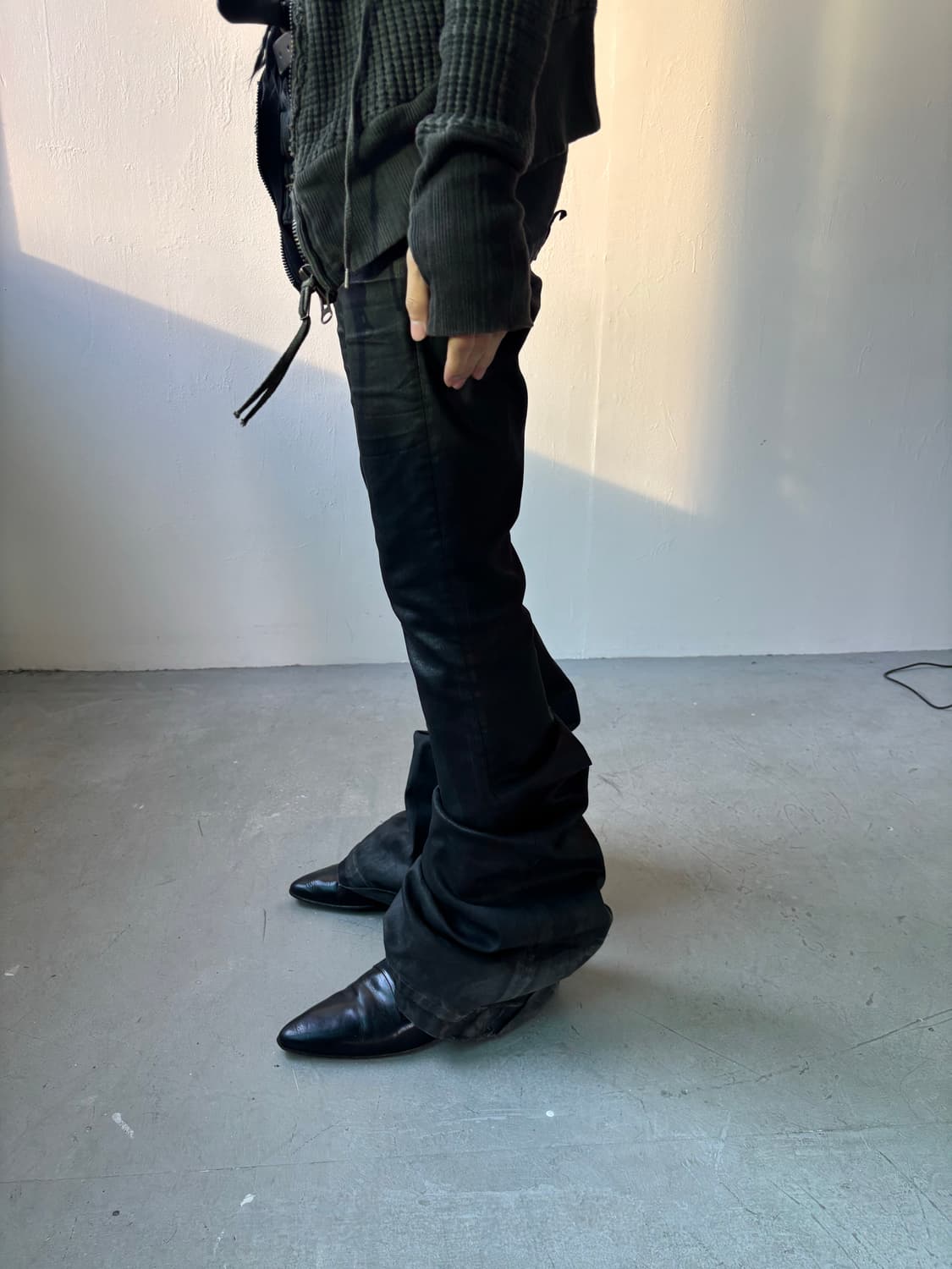 마르지엘라 고트 레더 로퍼 상품이미지2