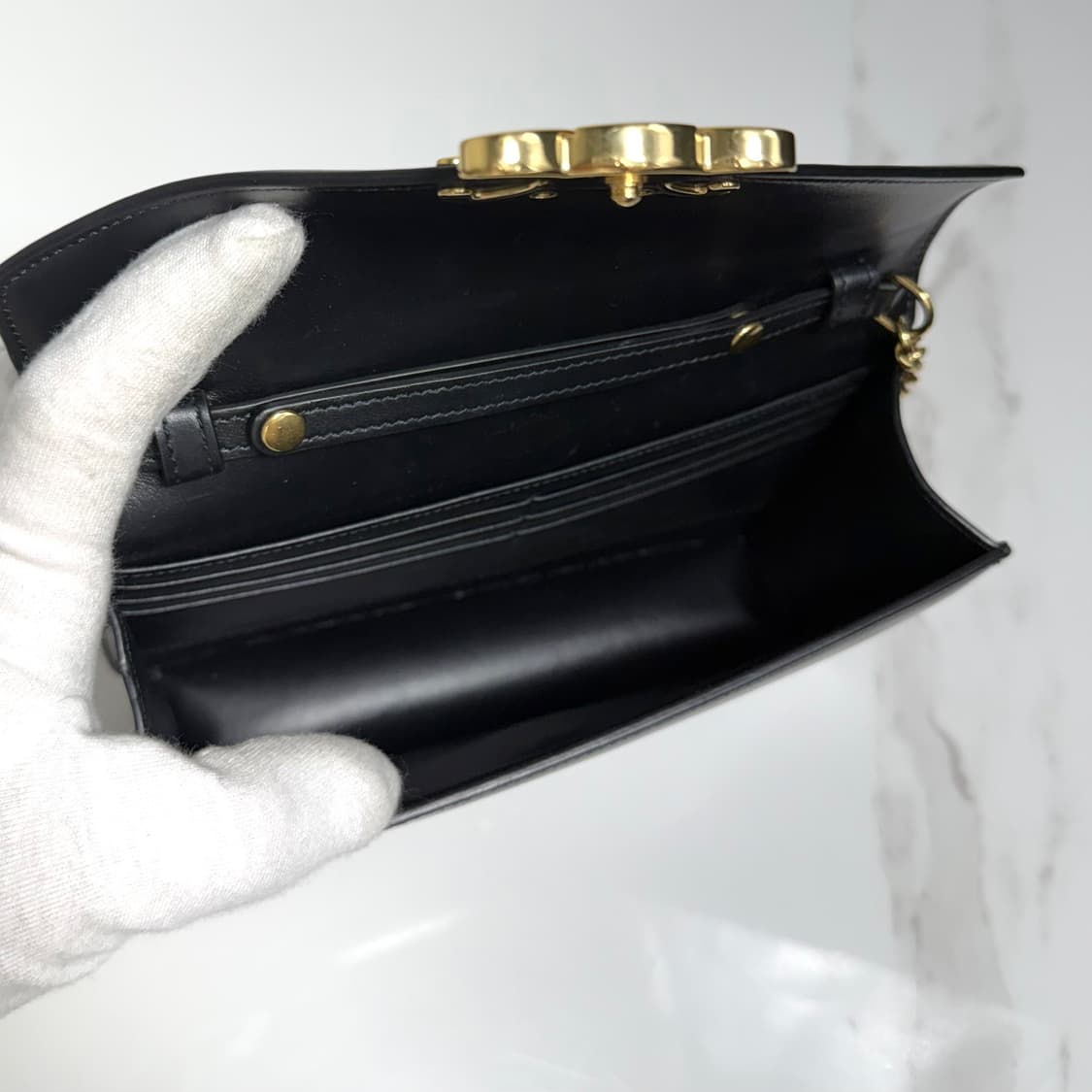 A / 셀린느 샤이니 카프스킨 마고 체인백 풀구성 상품이미지8