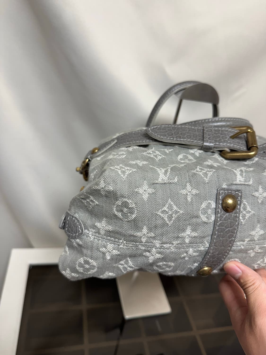 정품 루이비통 데님 백 가방 상품이미지5