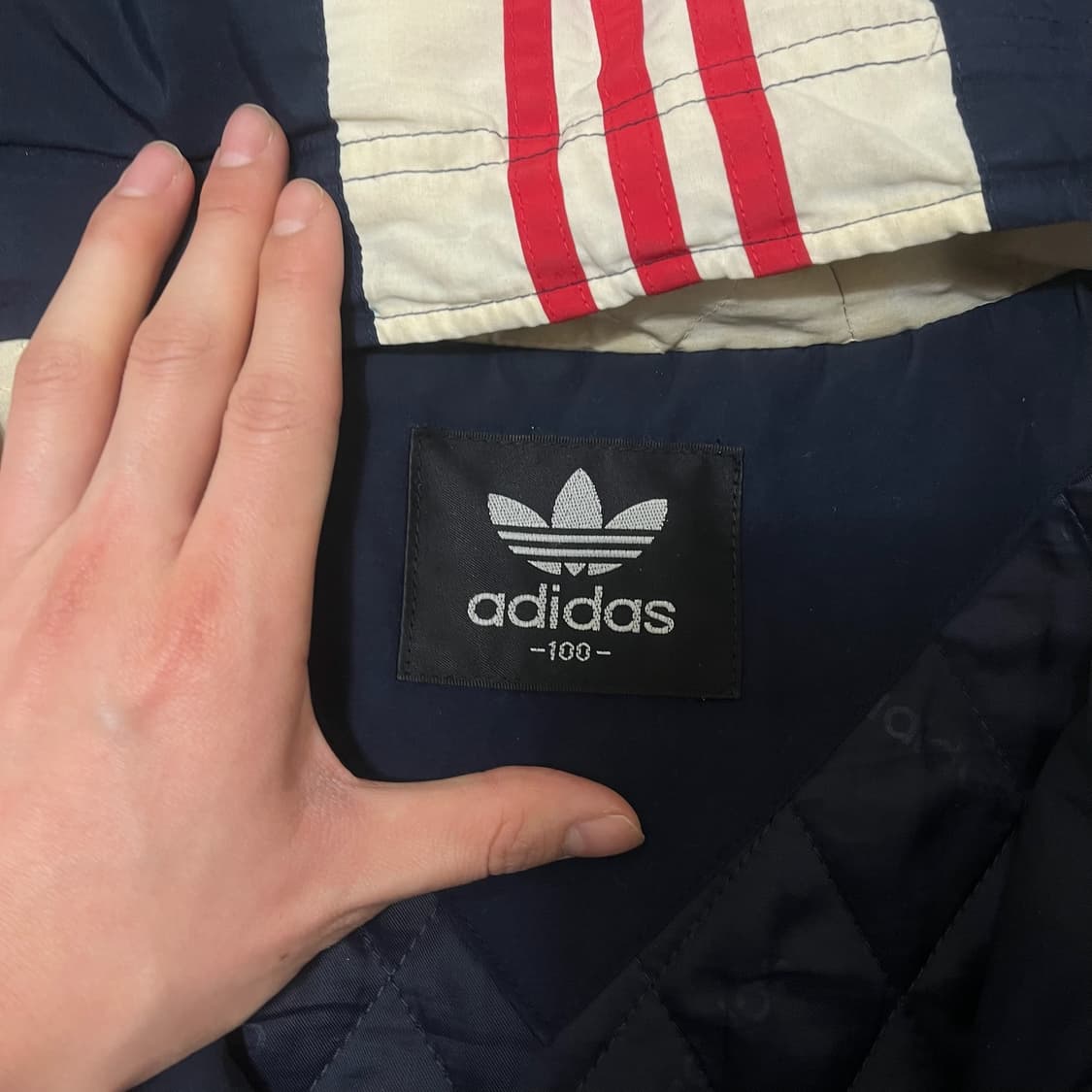 아디다스 올드스쿨 유로파 빅로고 바람막이 자켓 L/100  상품이미지6