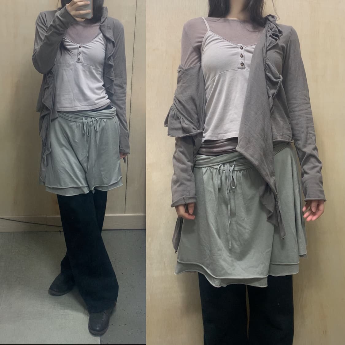사은품 [직수입] 빈티지 슬리브리스 라벤더 그레이 모브 상품이미지3