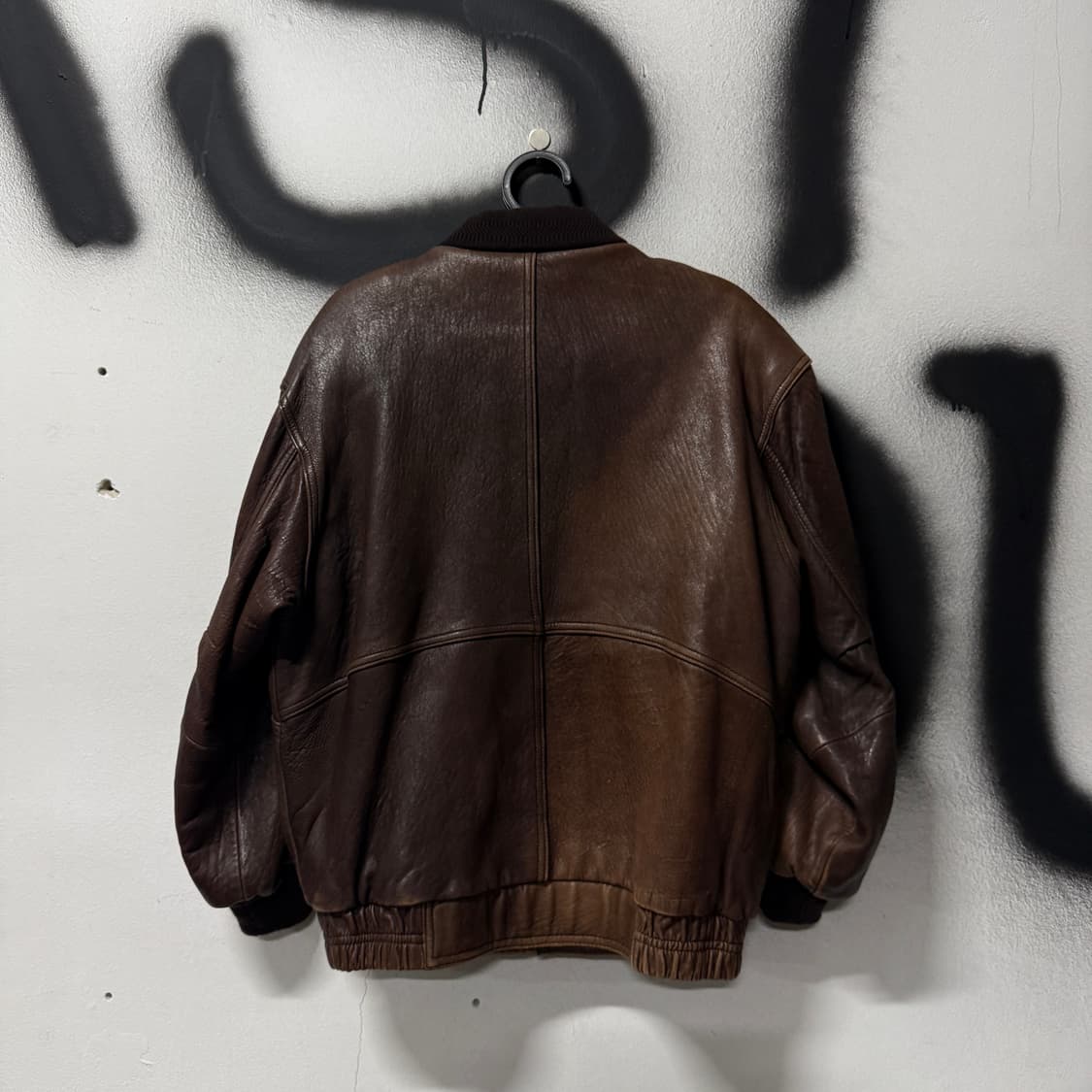 VTG 빈티지 100% 쉽스킨 안감 디테일 양가죽 봄버 자켓 상품이미지2