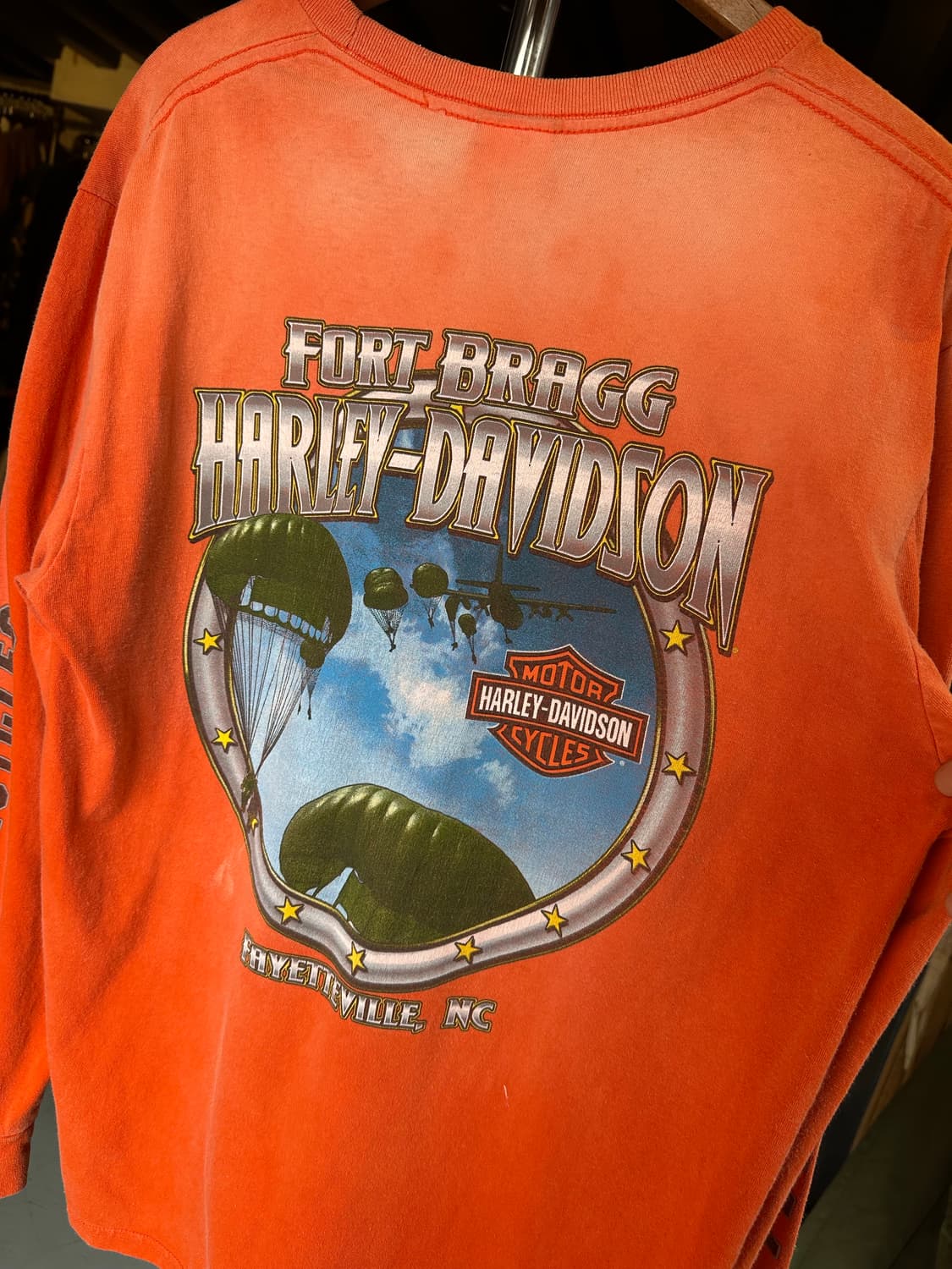 힐리데이비슨 페이드 프린팅 롱슬리브 티셔츠 상품이미지9