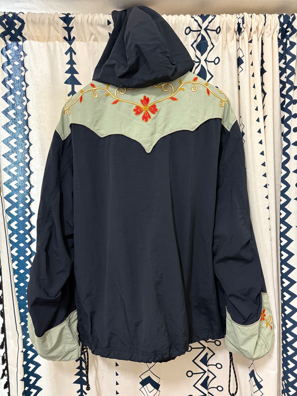 캐피탈 나일론 태피터 투톤 테네시 캑터스 플라워 파카 상품이미지5