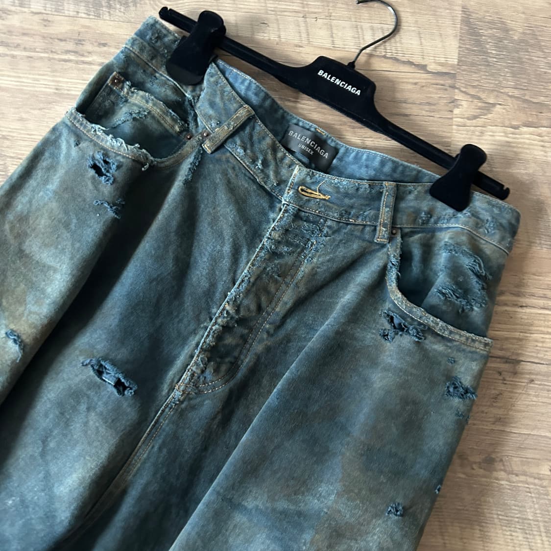 발렌시아가 슈퍼 디스트로이드 데님팬츠 상품이미지2