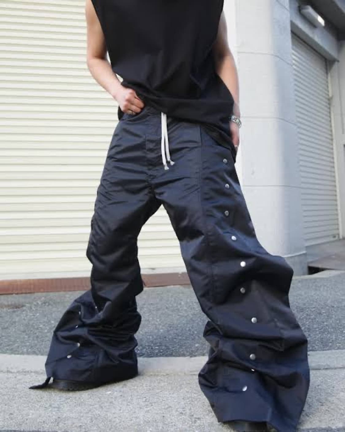 릭오웬스 다크쉐도우 바벨 푸셔 나일론 팬츠 S사이즈 상품이미지3