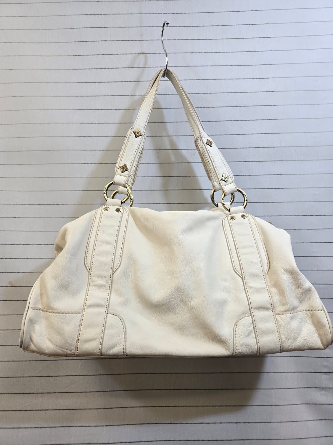 MCM 화이트 숄더백 태슬 장식 상품이미지10