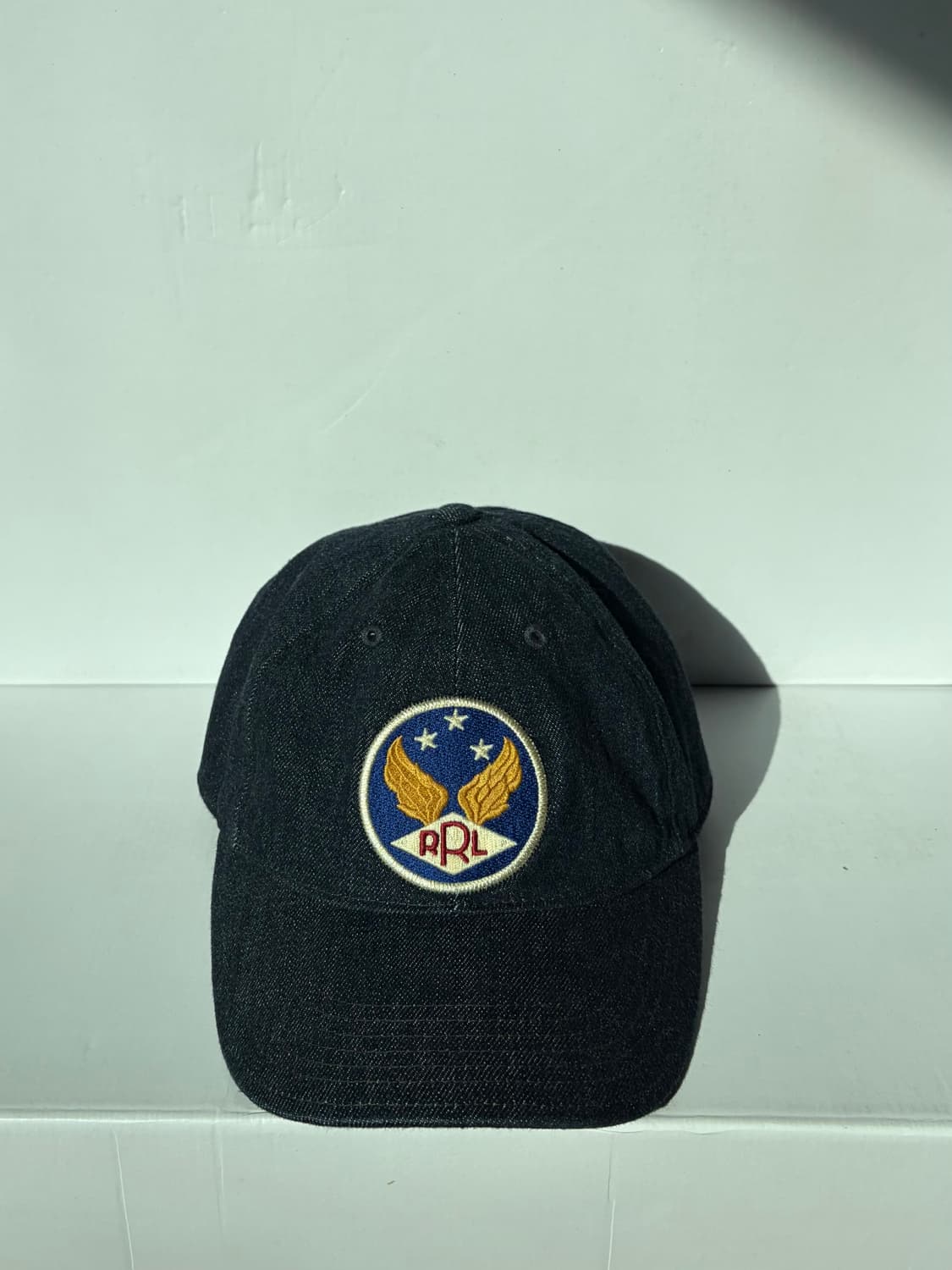 더블알엘 가먼트 다잉 트윌 볼캡 인디고 상품이미지1