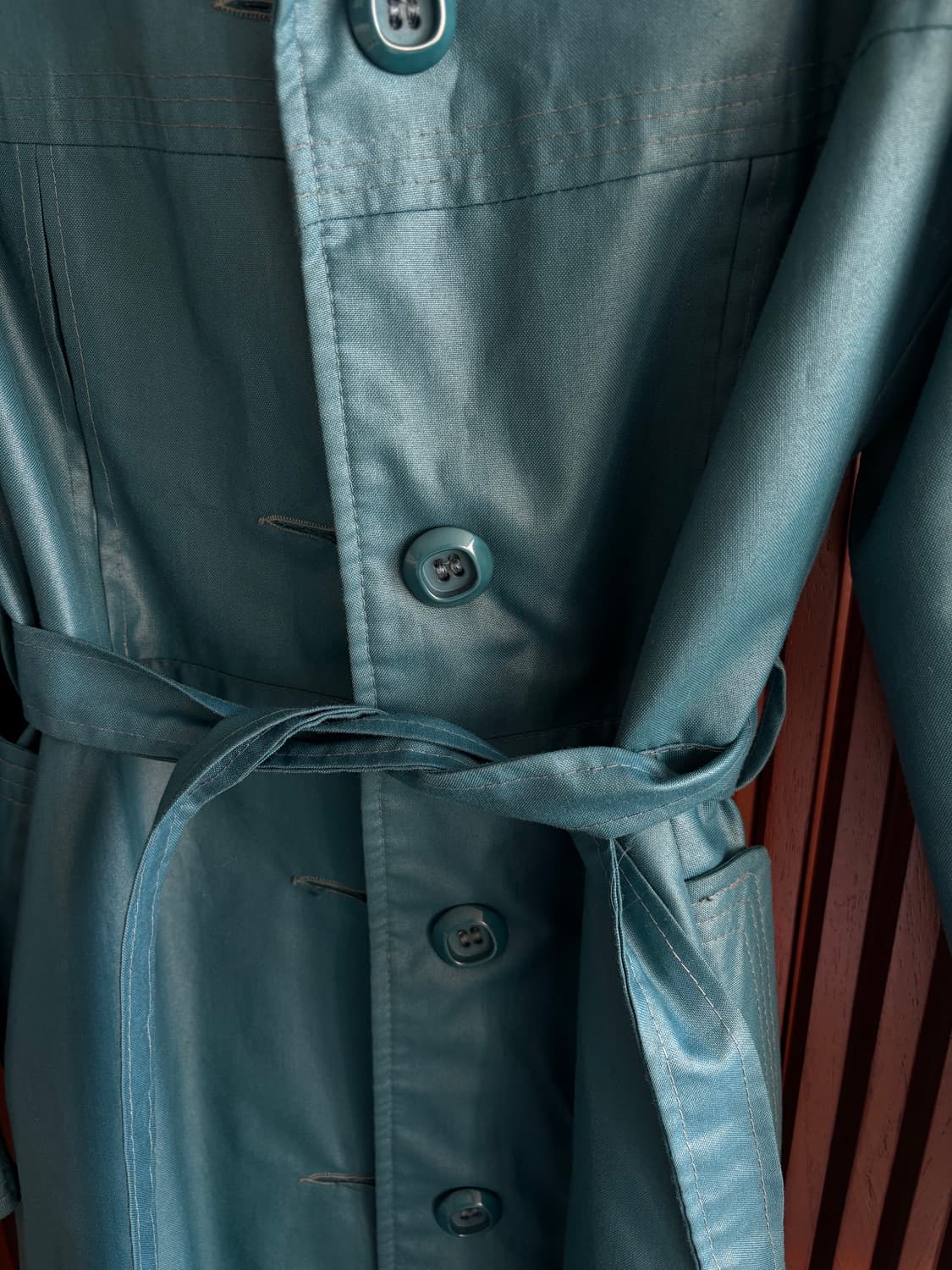 블루 트렌치 코트 상품이미지5