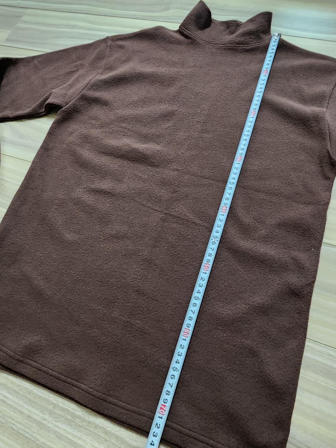 후리스폴라티셔즈브라운xl 상품이미지4