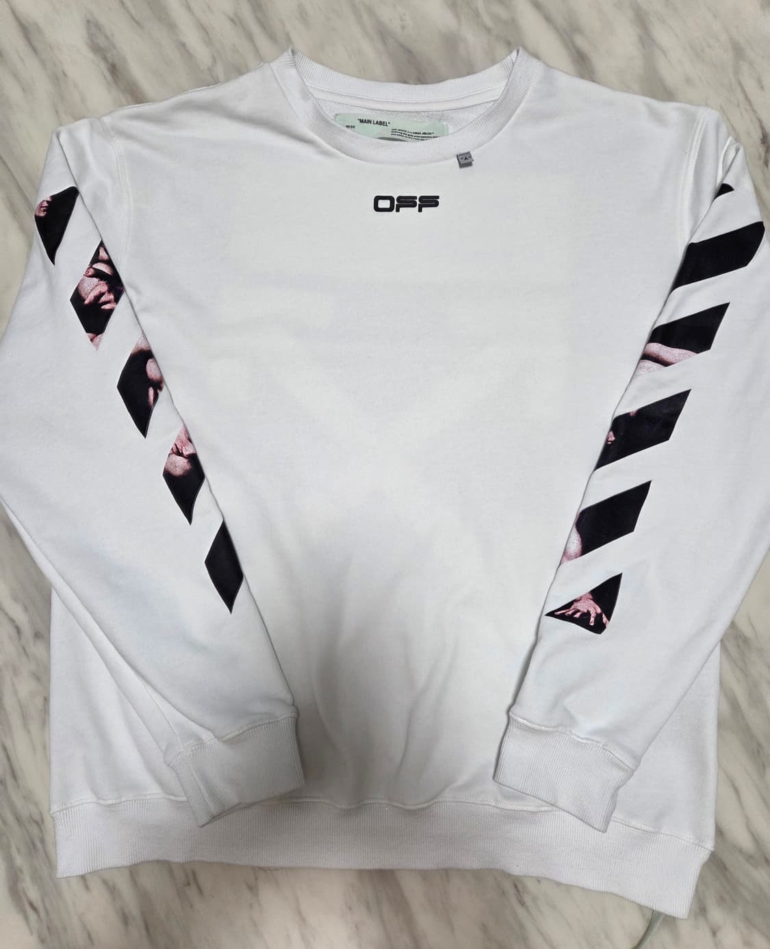 오프화이트 카라바지오 애로우 맨투맨 상품이미지2