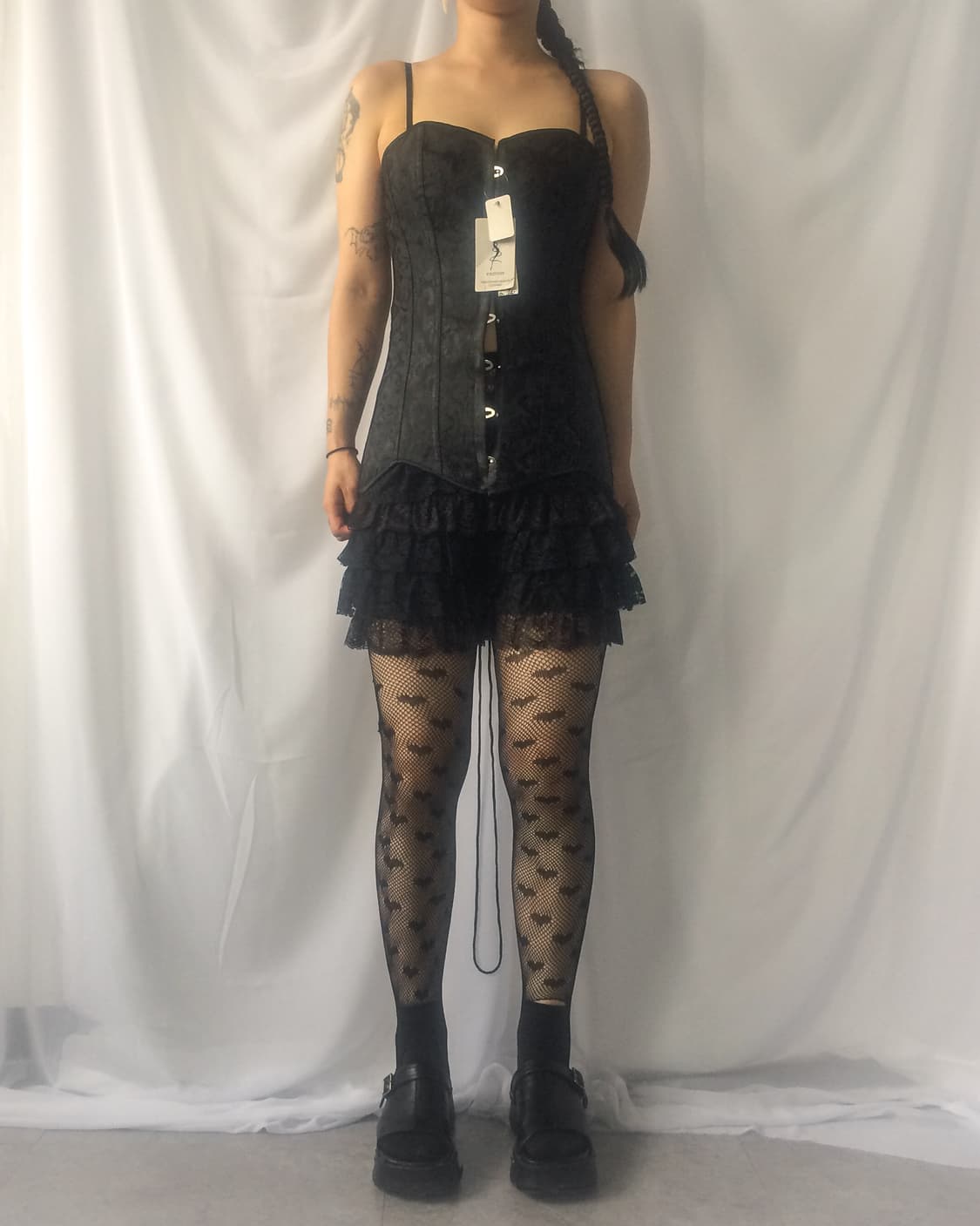 heart pattern net stocking 상품이미지4