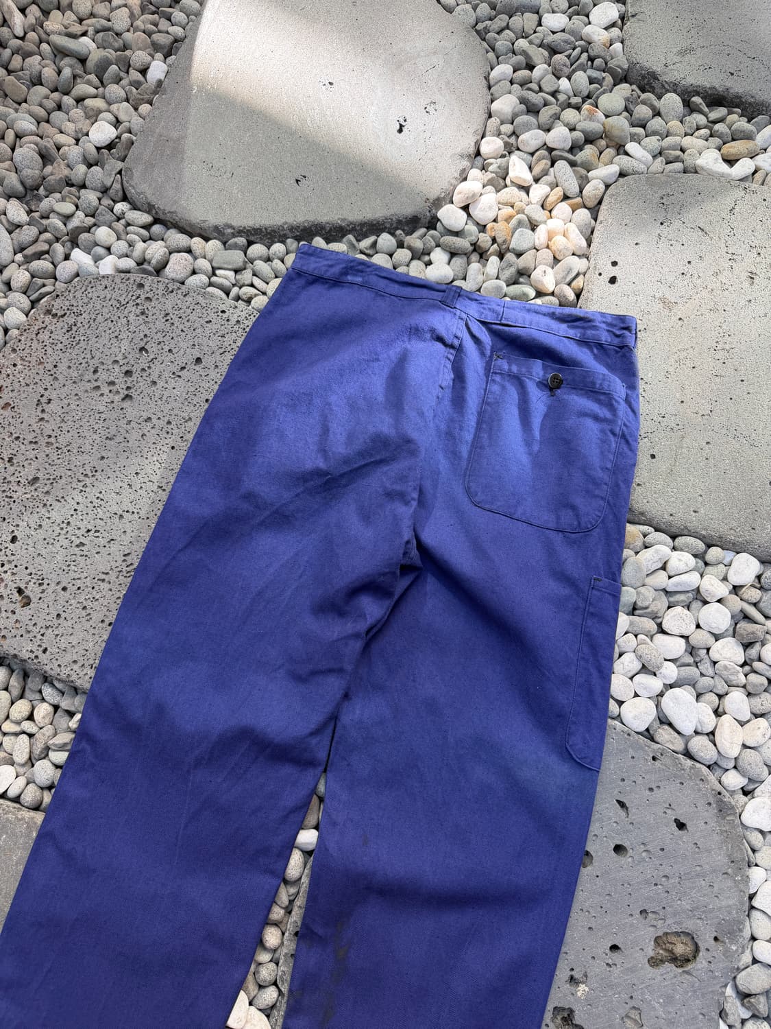 1970s NAVY BLUE PATCHWORK 패치워크 프렌치워크팬츠 상품이미지10