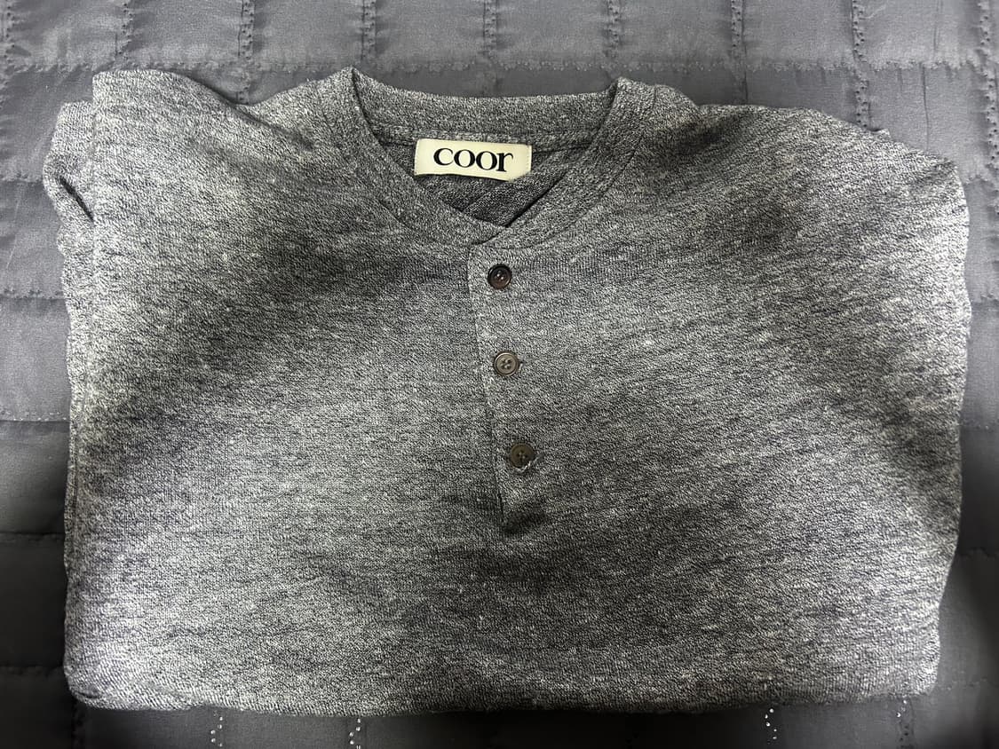 쿠어 롱슬리브 헨리넥 [S] 상품이미지2