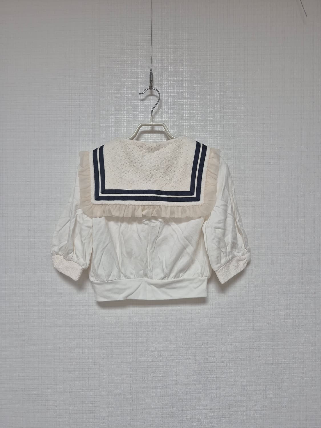 리즈리사 샘플 히메카지 세일러파카 오프화이트 상품이미지3