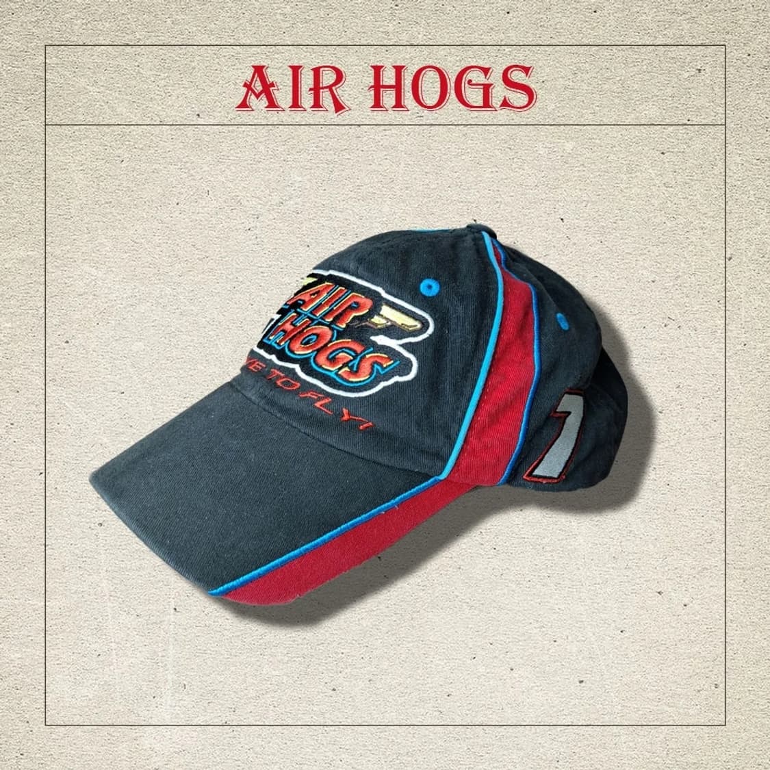 [에어호그] 빈티지 레이싱 볼캡 상품이미지1