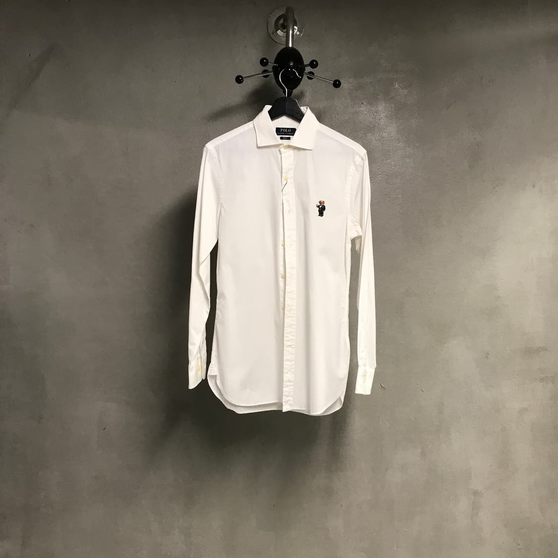 폴로 랄프로렌 솔리드 베어 셔츠 화이트 32/33 상품이미지1
