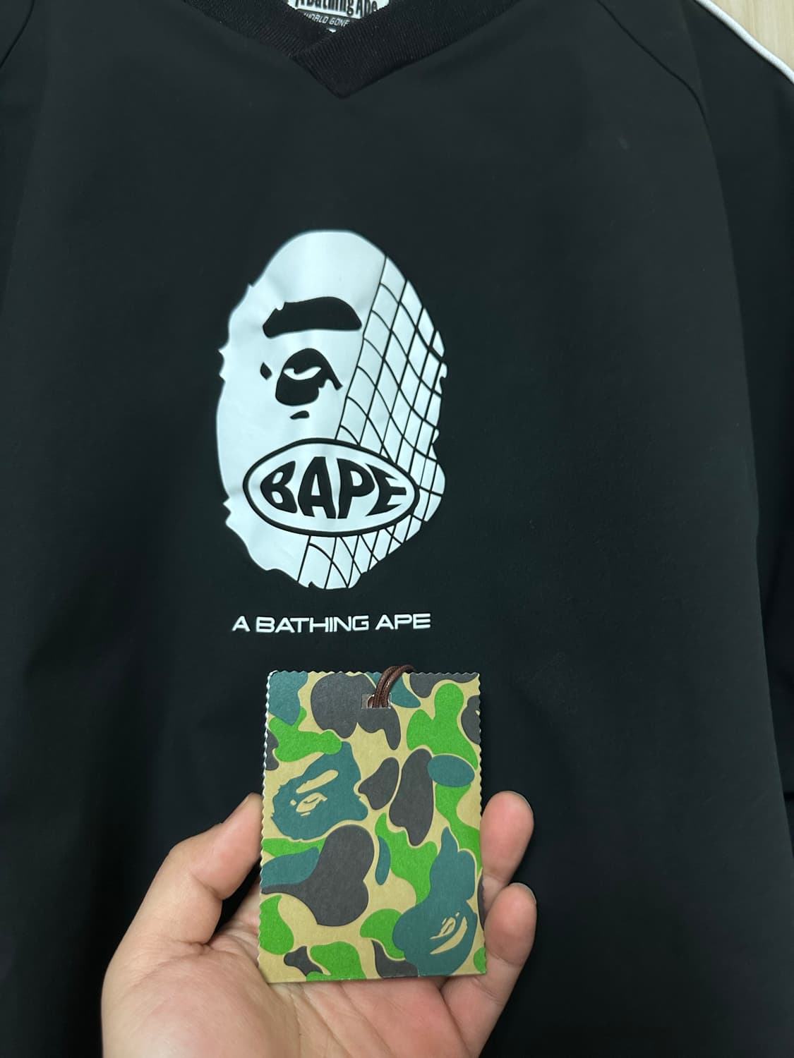 [L] 베이프 카모 긴팔 저지 티셔츠 상품이미지7