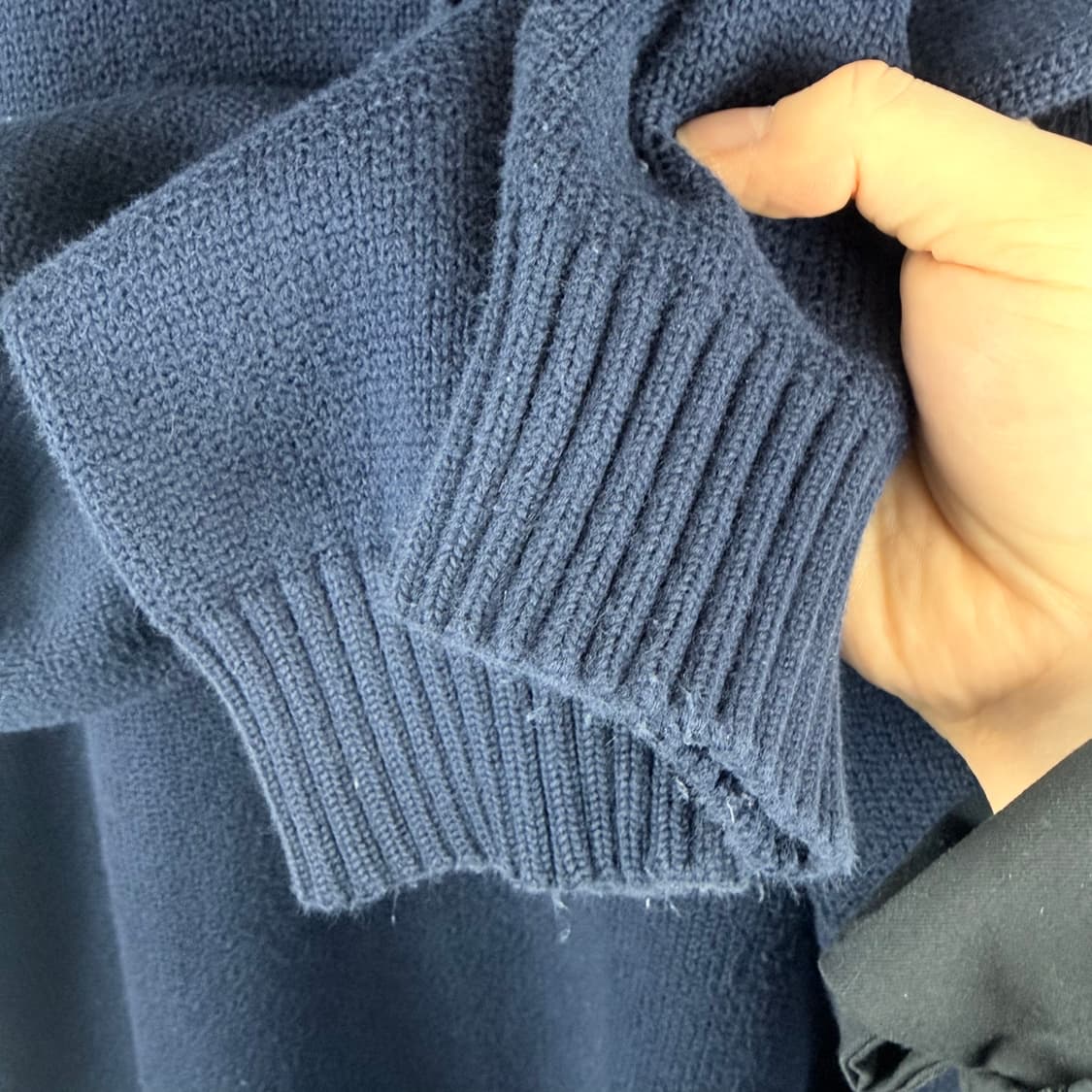 (M) 폴로 랄프로렌 하프집 니트 네이비 상품이미지5