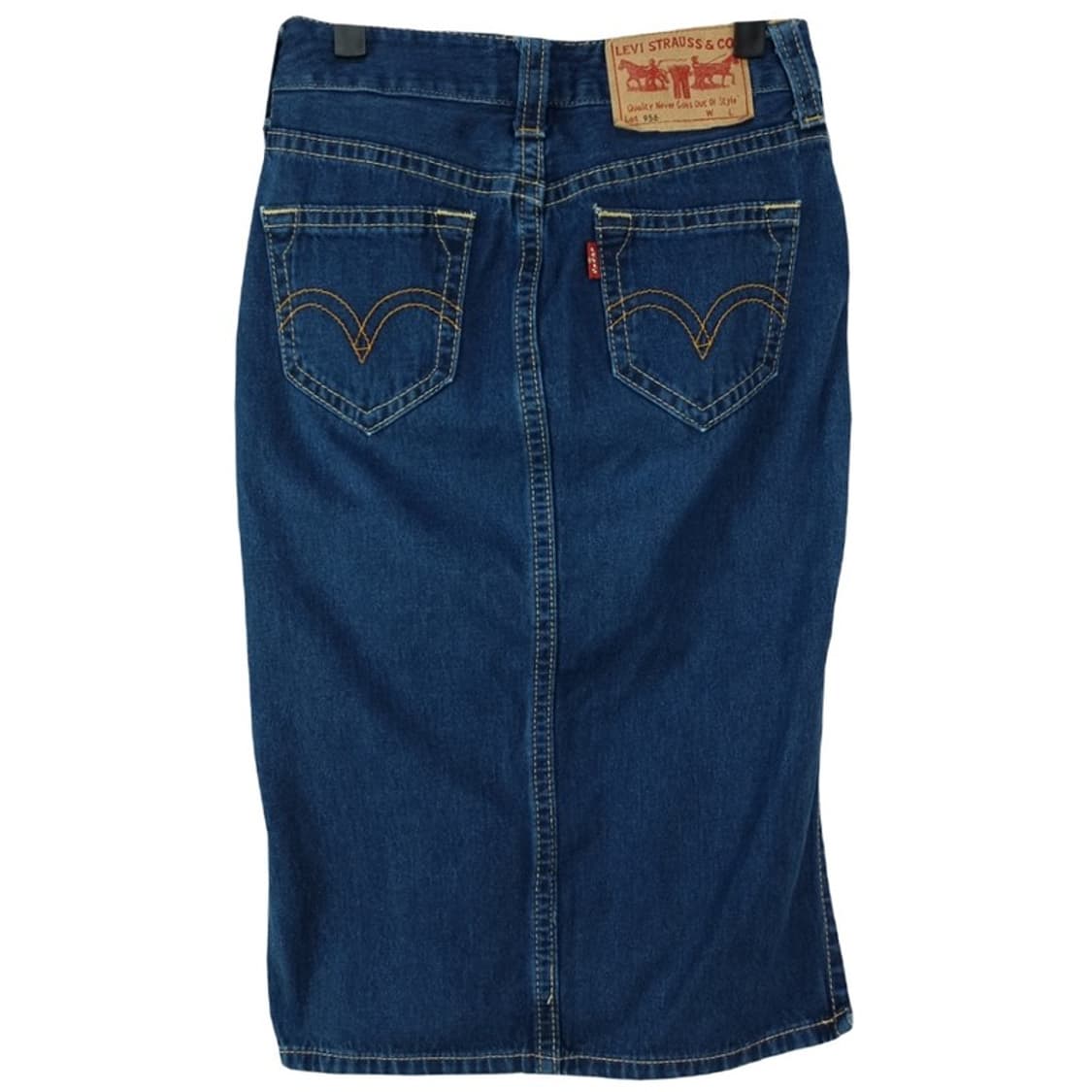 [리바이스] 로우라이즈 데님 롱 스커트 M19543 상품이미지3