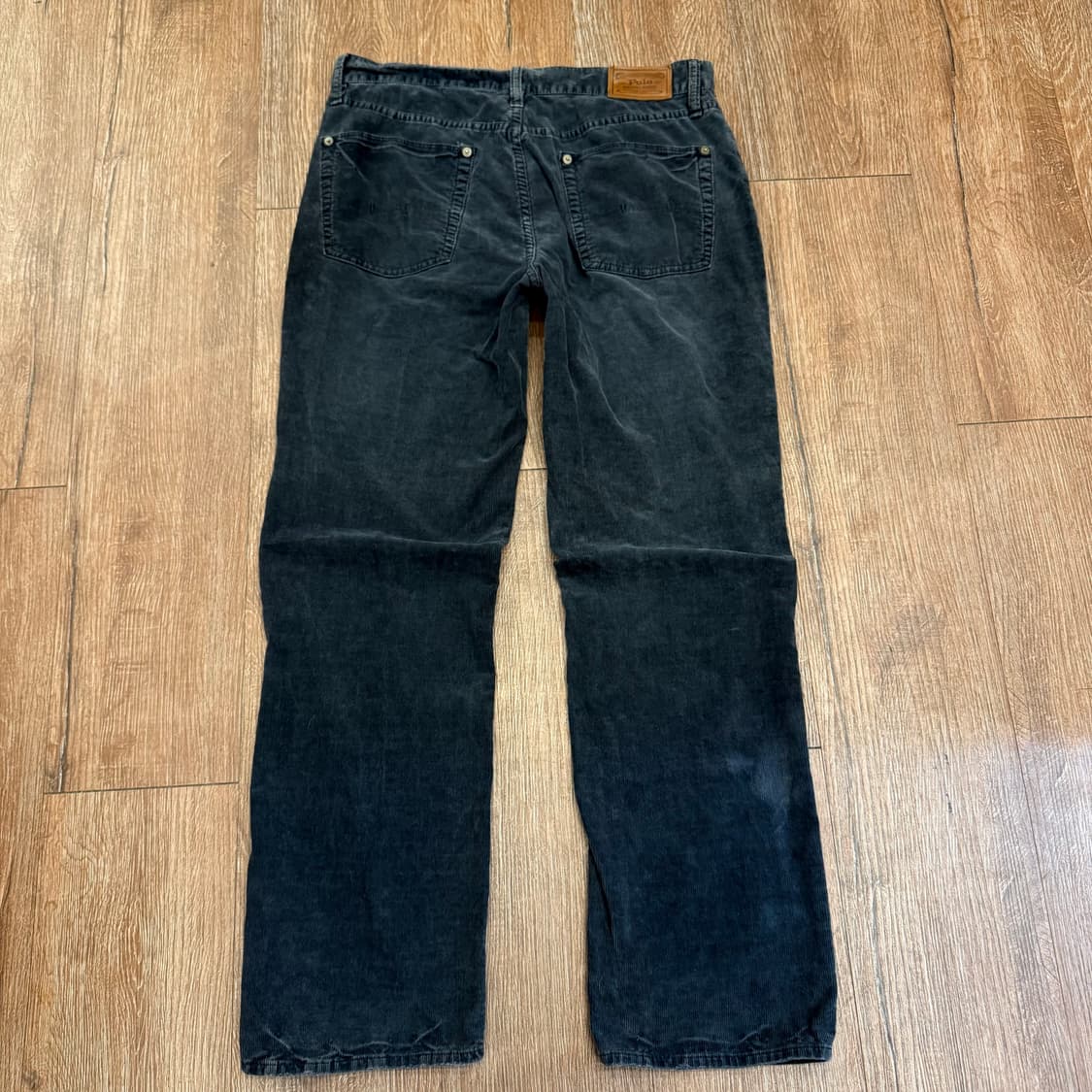 폴로 가죽탭 차콜 코듀로이 팬츠 p2002 상품이미지2