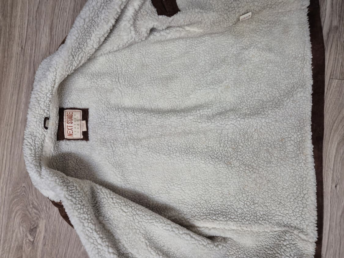 소가죽 스웨이드 셰르파 자켓 상품이미지6