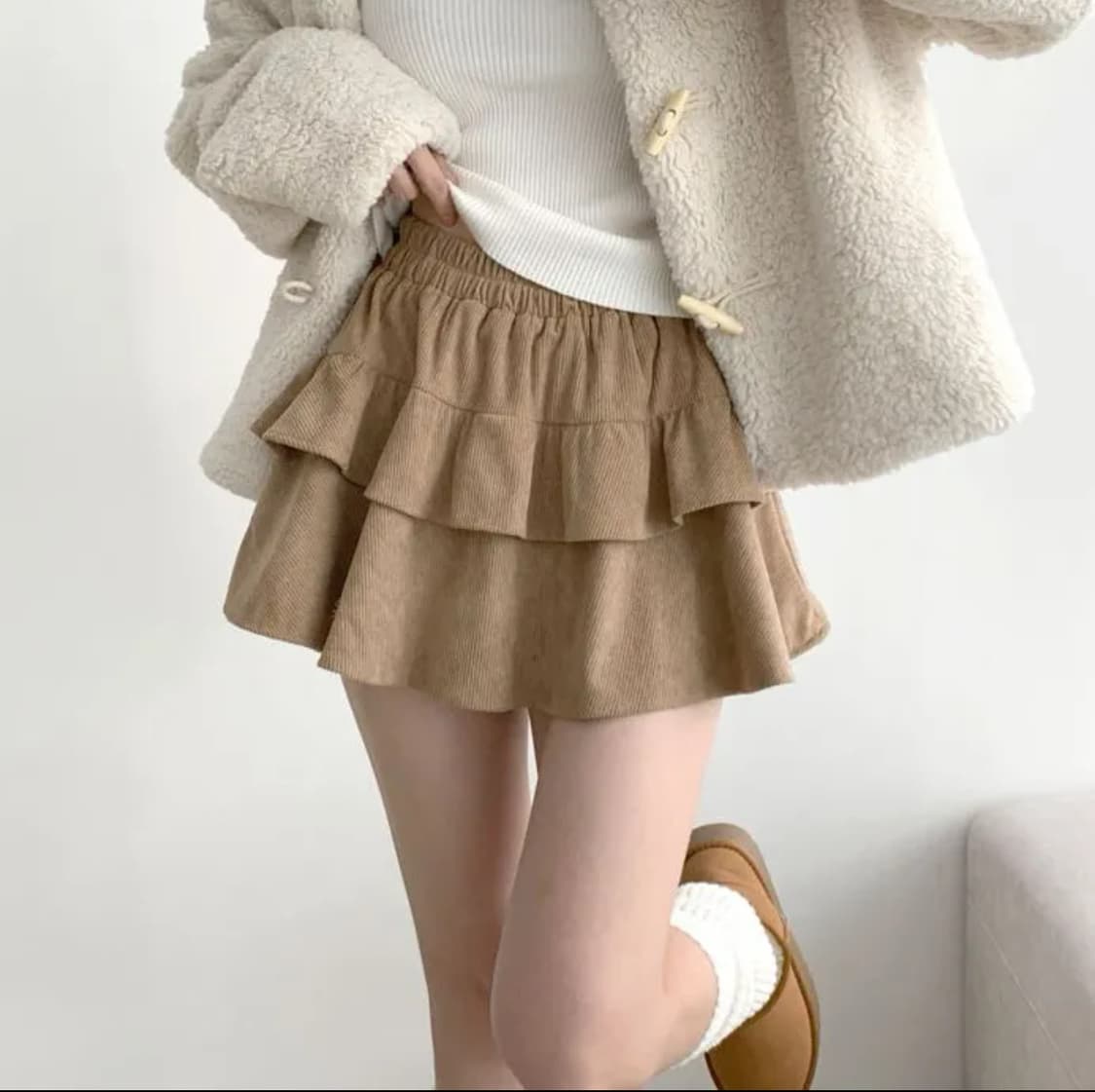 에이블리 골덴 캉캉 스커트  상품이미지1