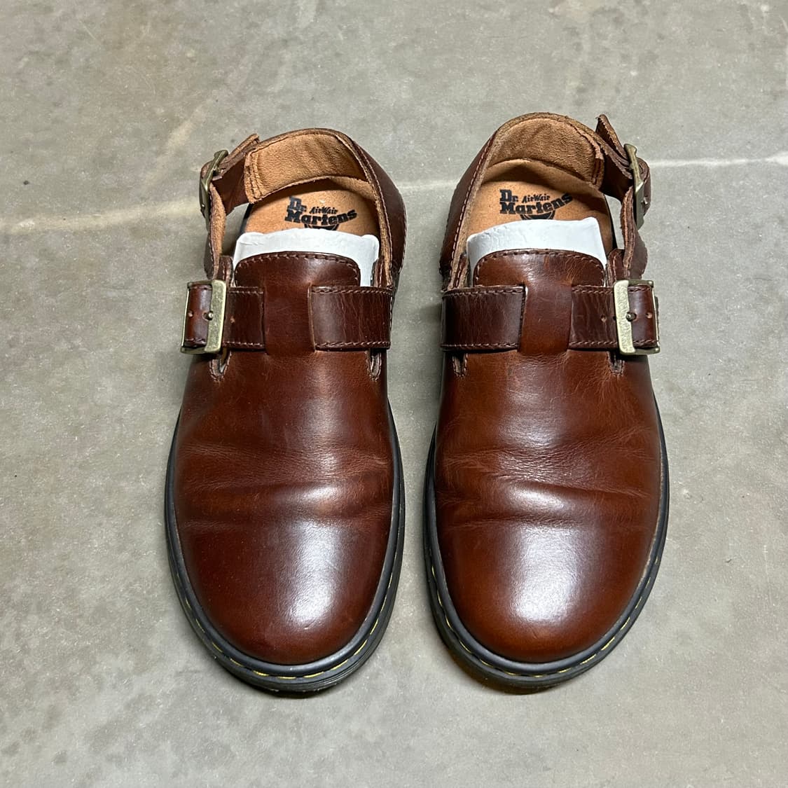 닥터마틴 조지(JORGE) 다크브라운 레더 뮬/샌들 UK4 상품이미지2